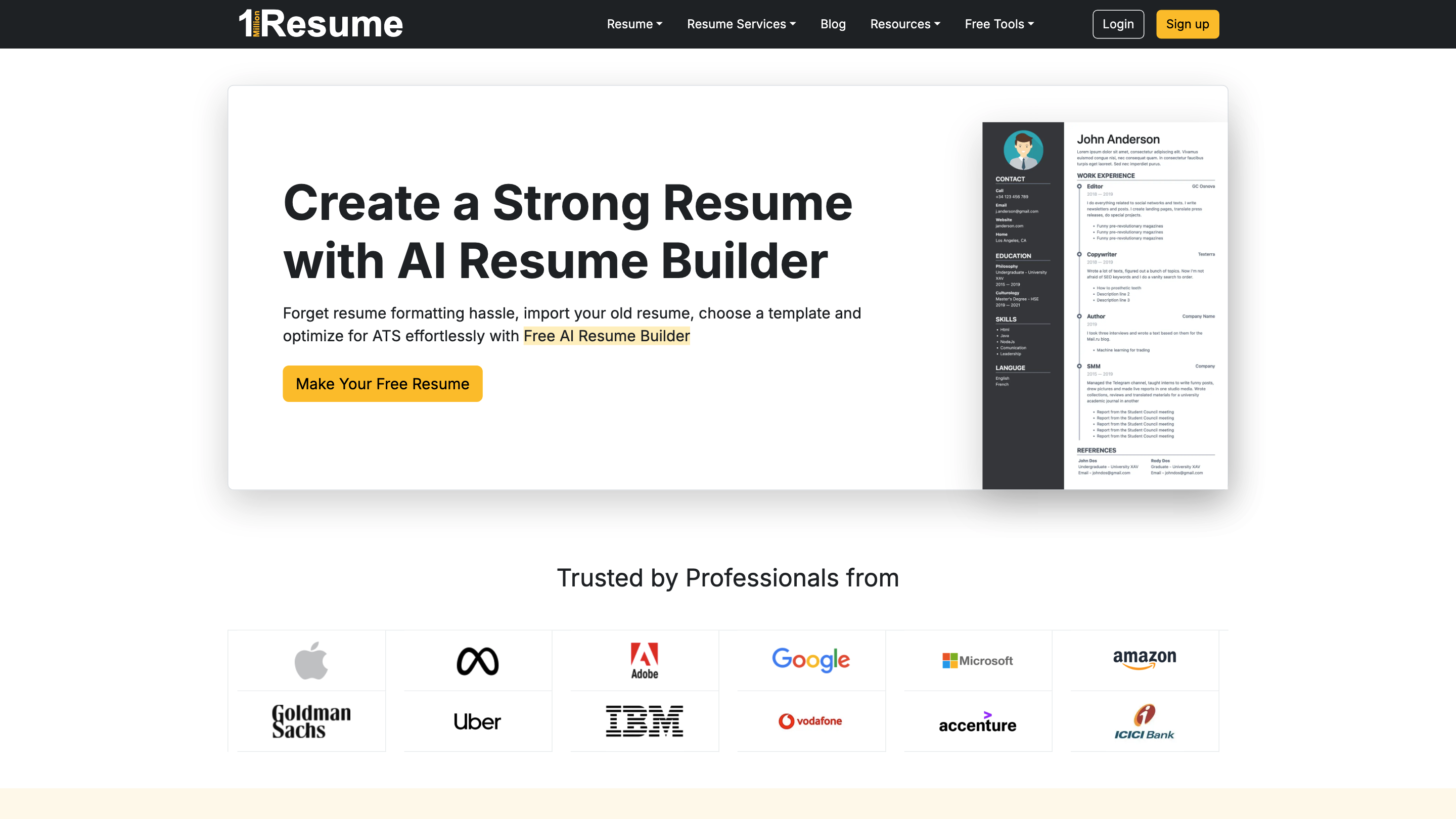 1MillionResume.com