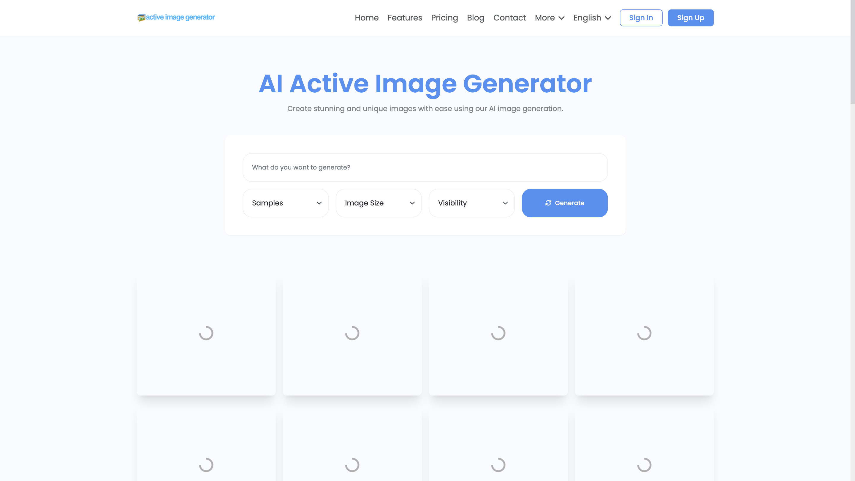 Active Image Generator