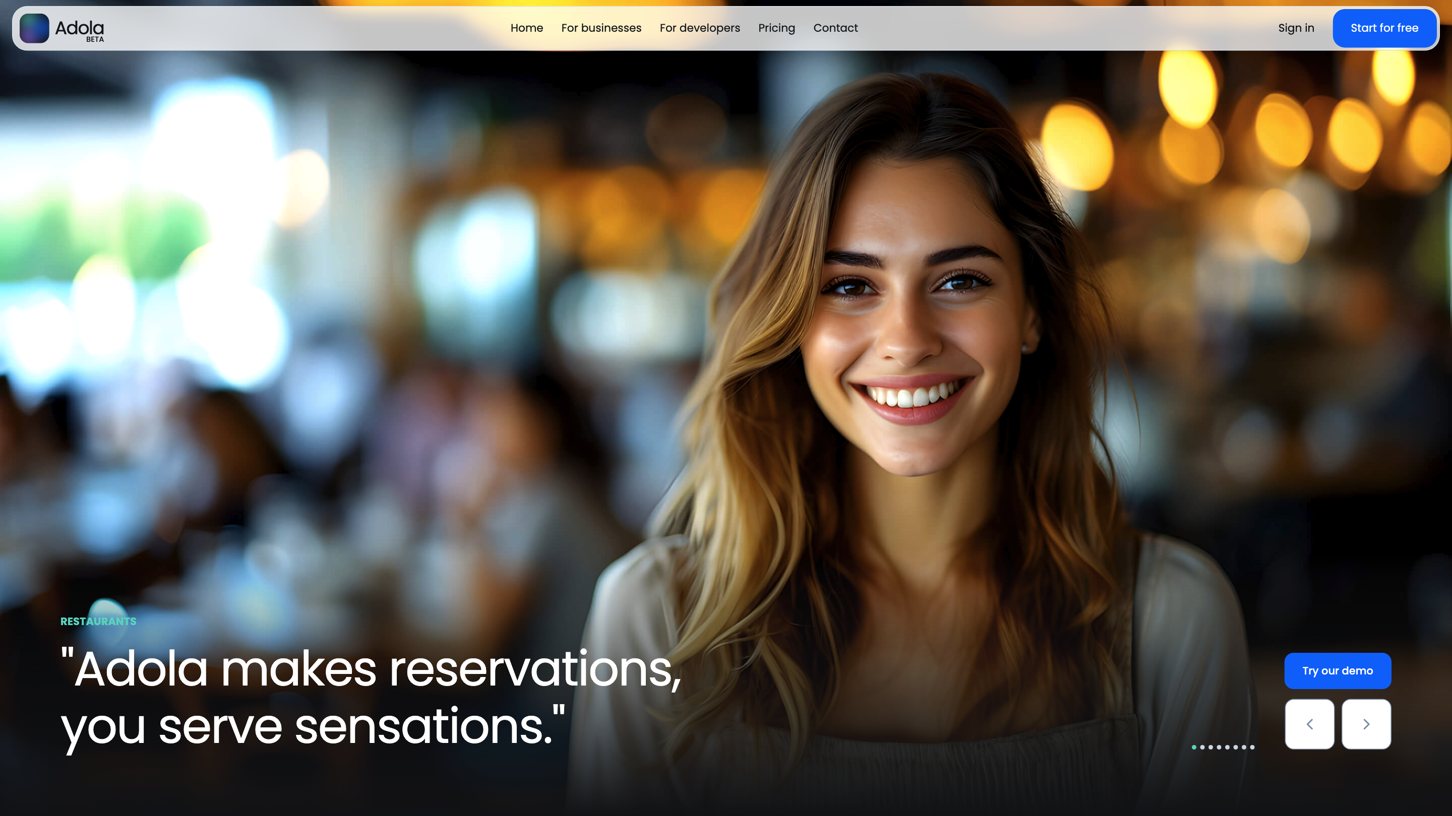 Adola - Voice & Phone Number for Your AI Assistant