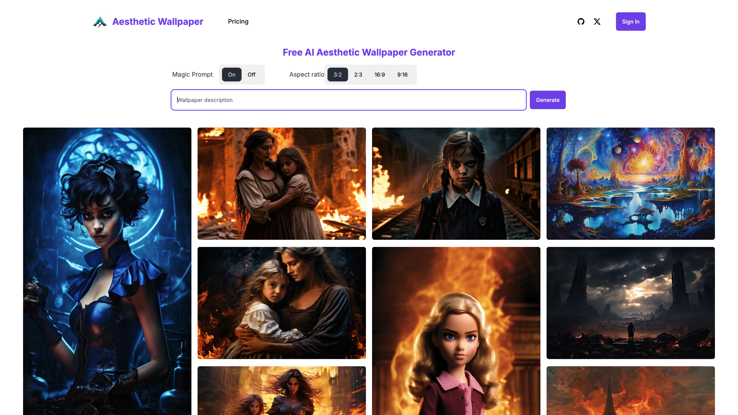 Aesthetic Wallpaper AI