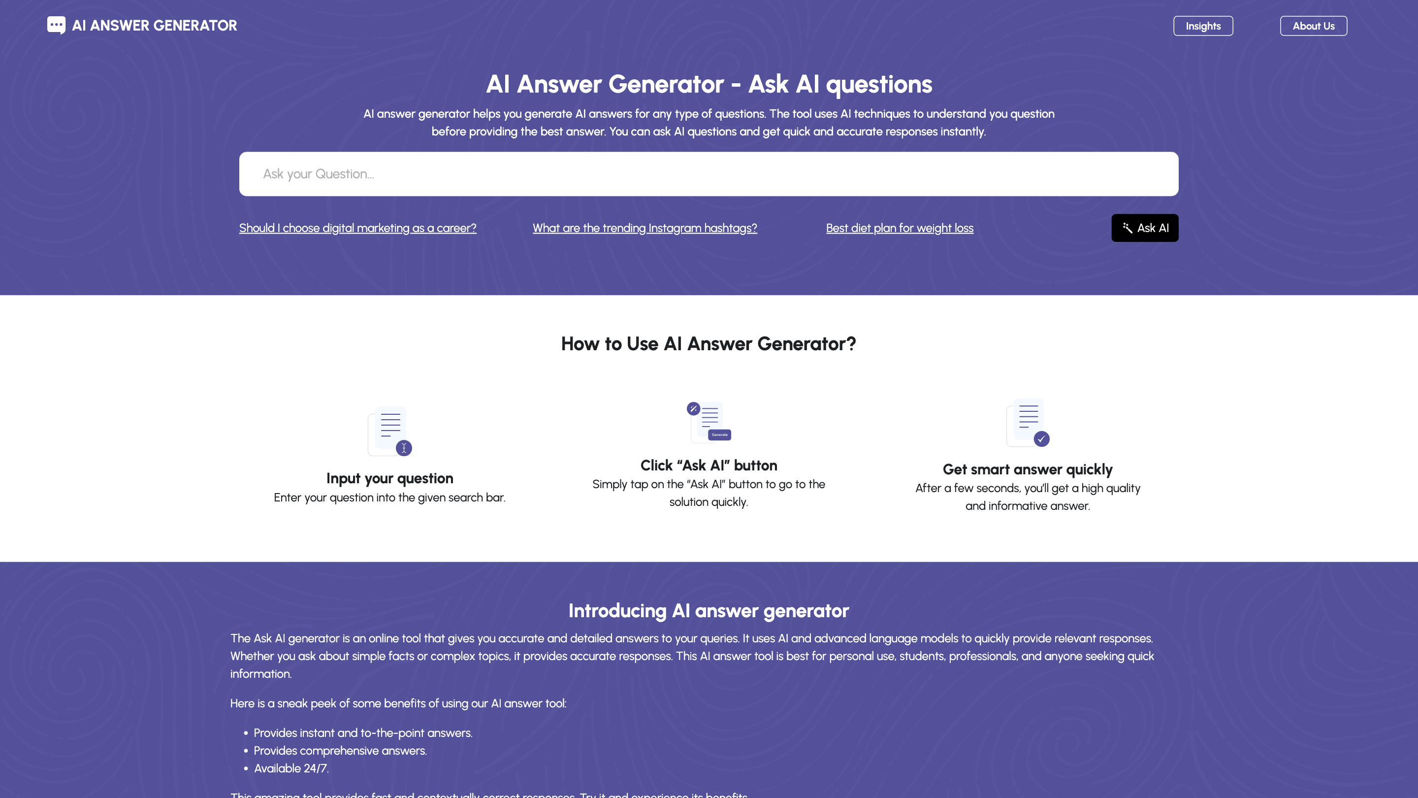 AI Answer Generator