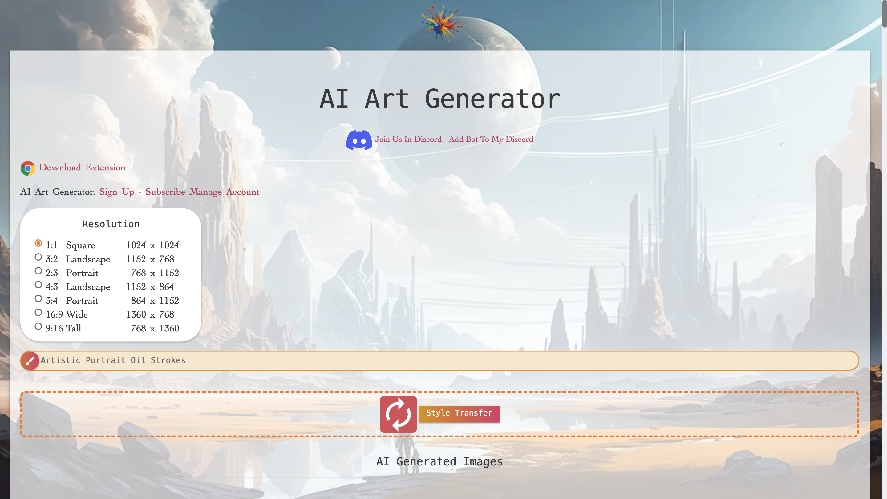 AI Art Generator - Ebank