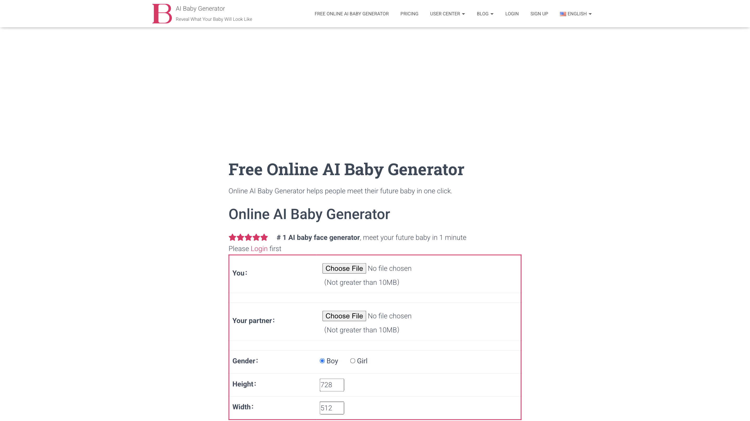 AI Baby Generator
