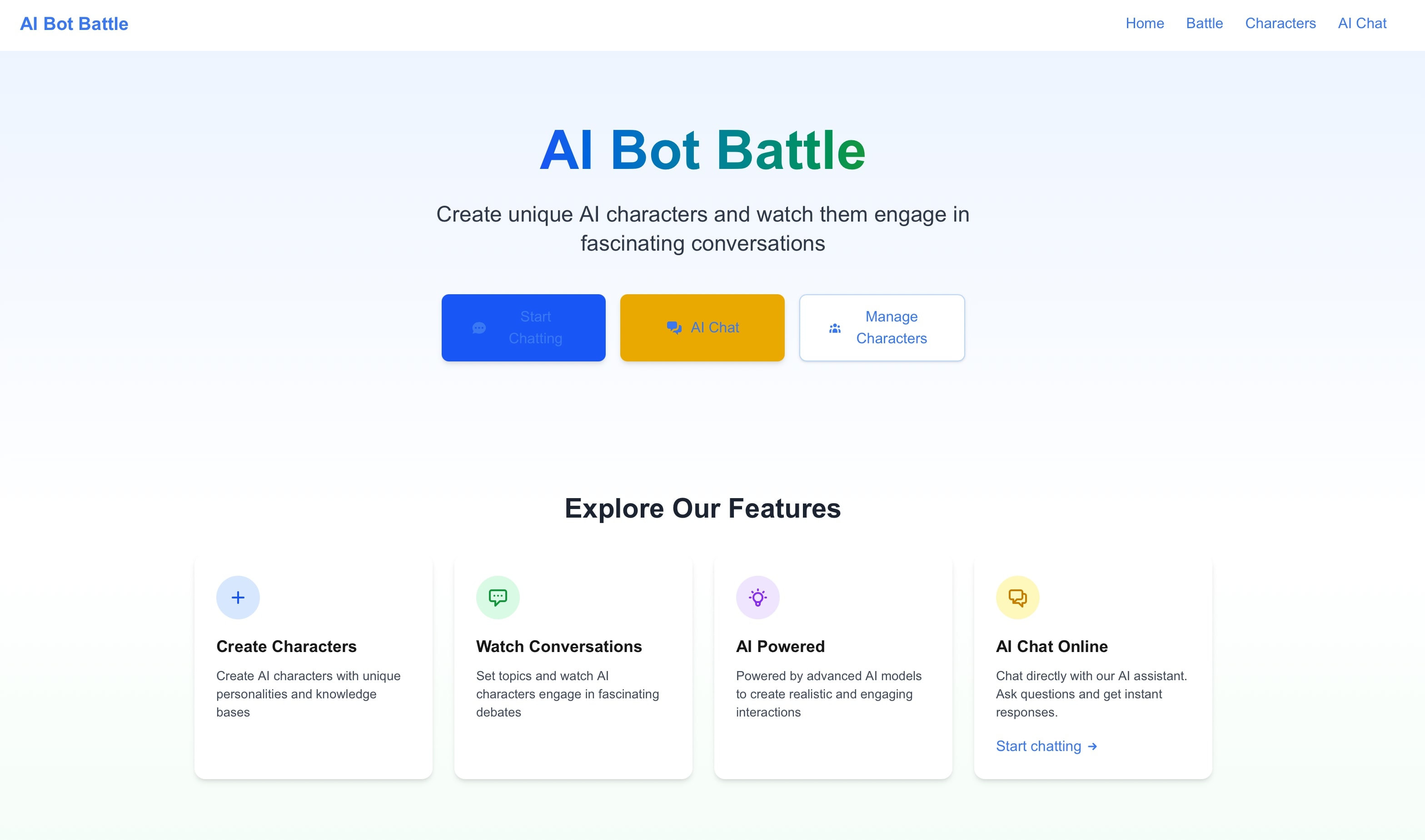 AI Bot Battle