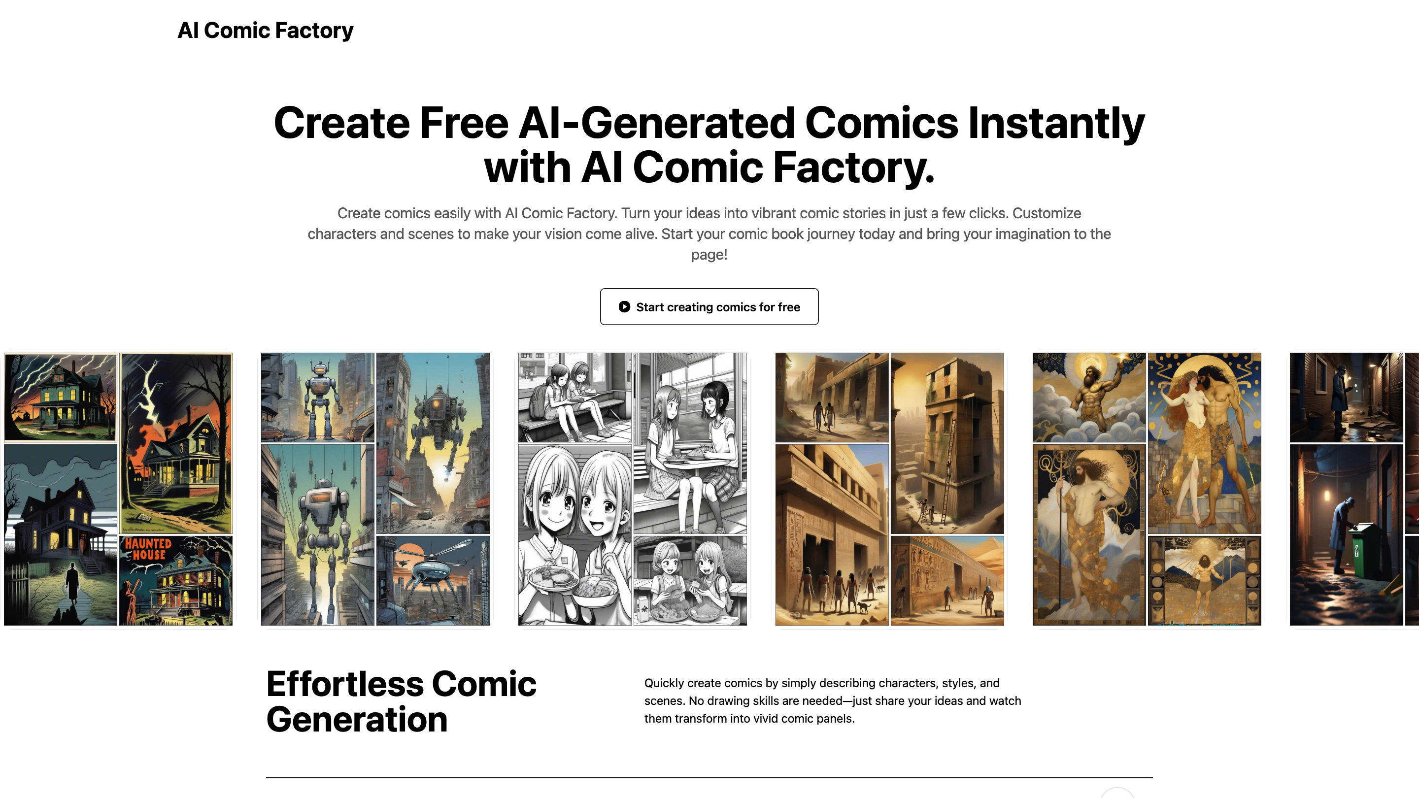 AI Comic Factory