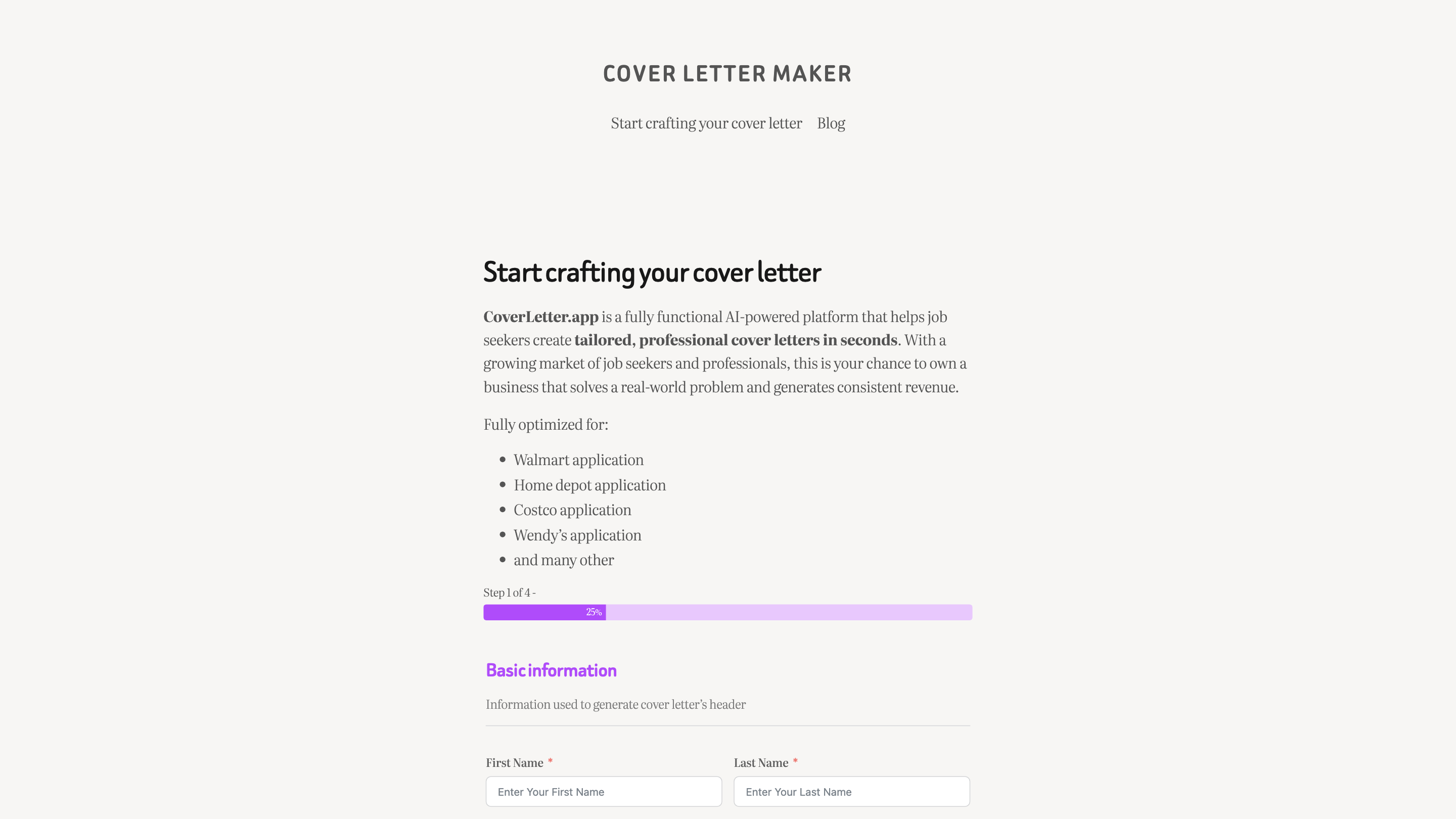 AI Cover Letters, Examples & Templates | coverletter.app
