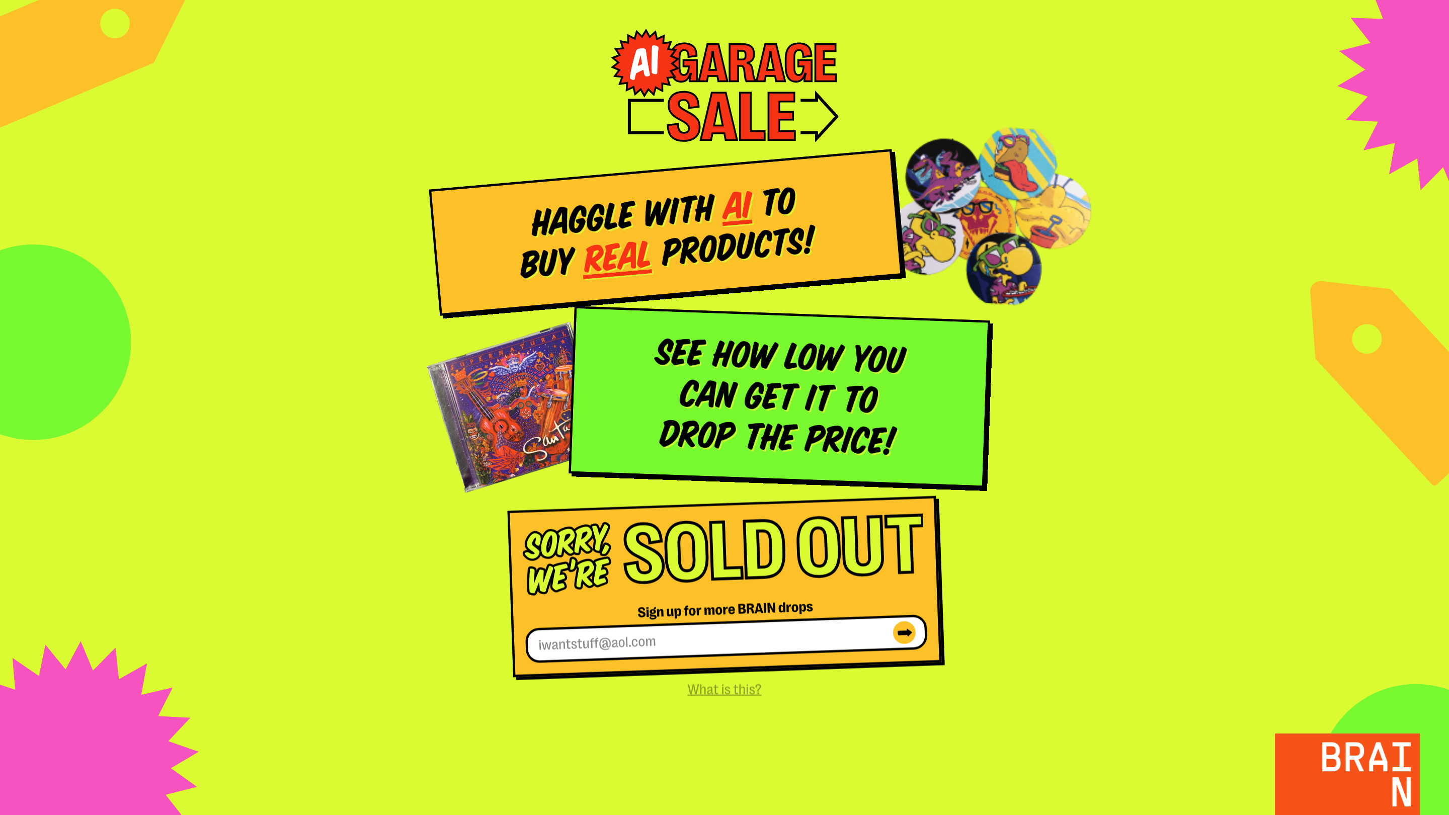AI Garage Sale