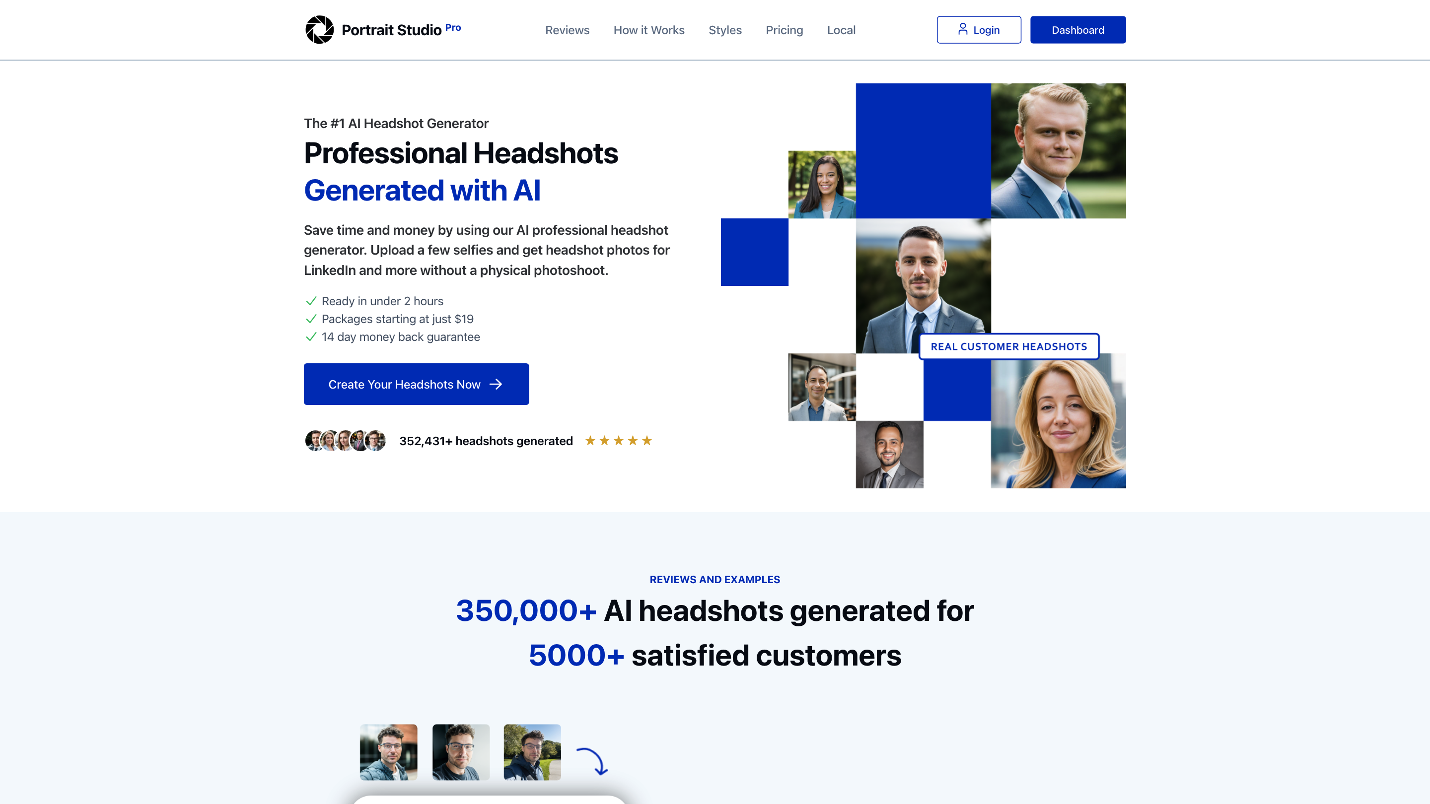 AI Generated Professional Headshots