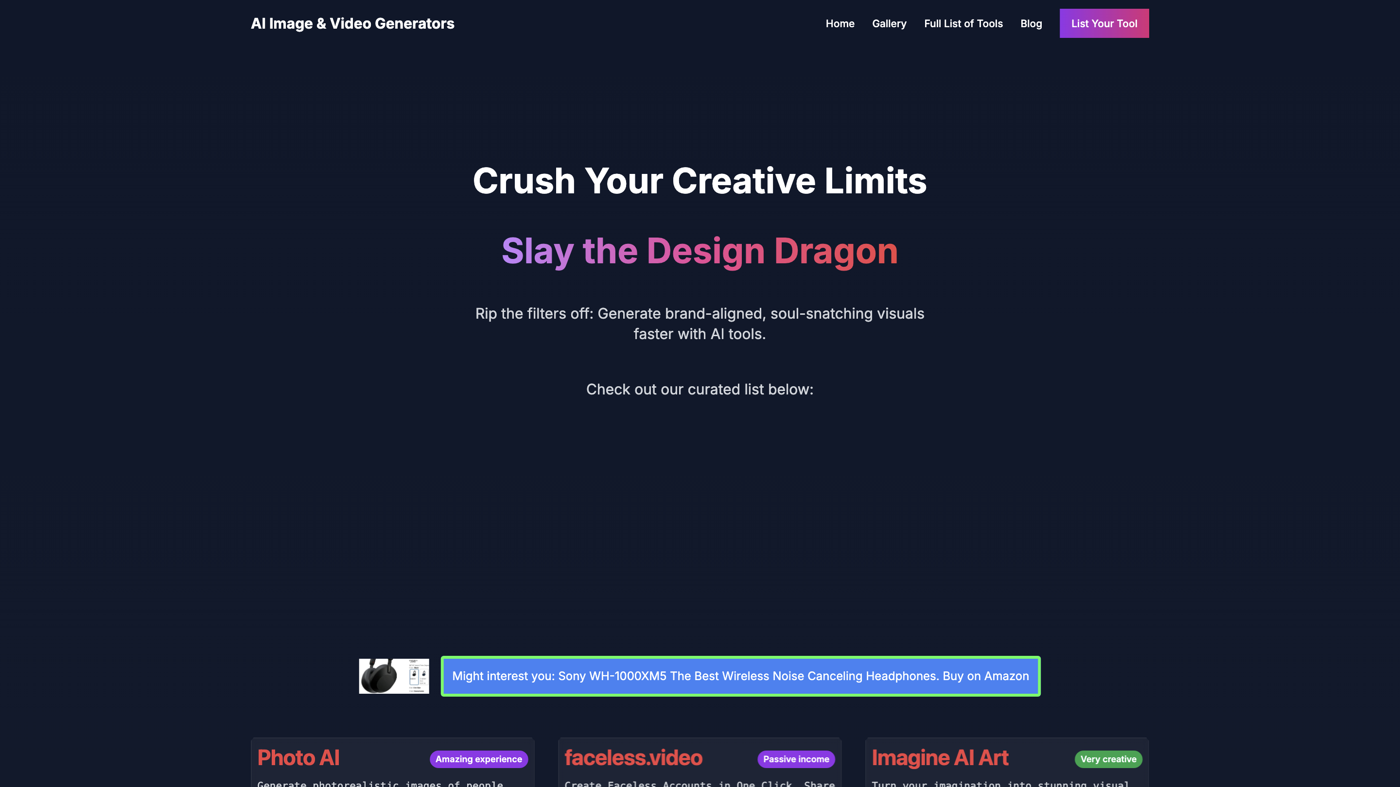 AI Image and Video Generators