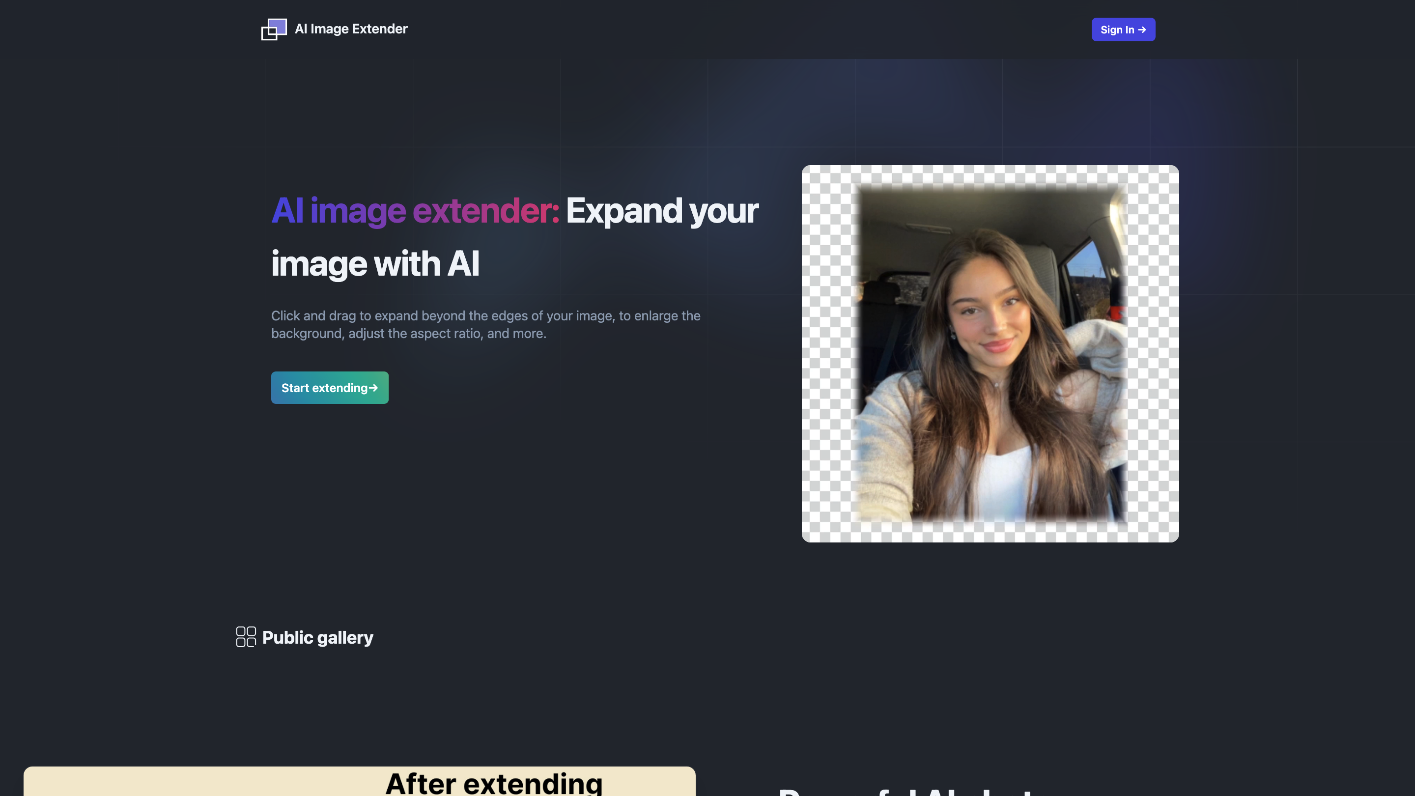 AI Image Extender