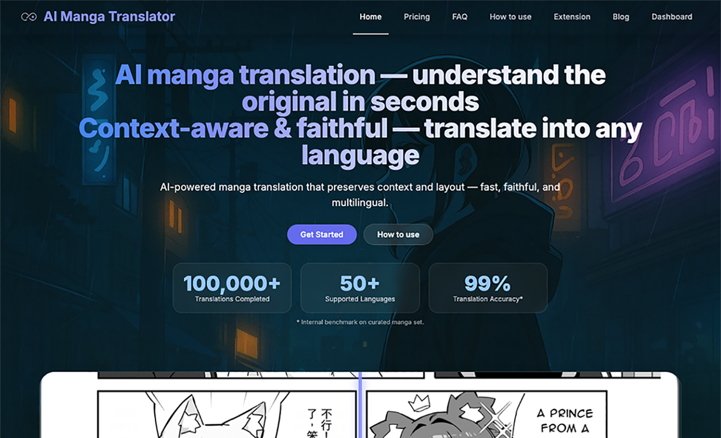 AI Manga Translator