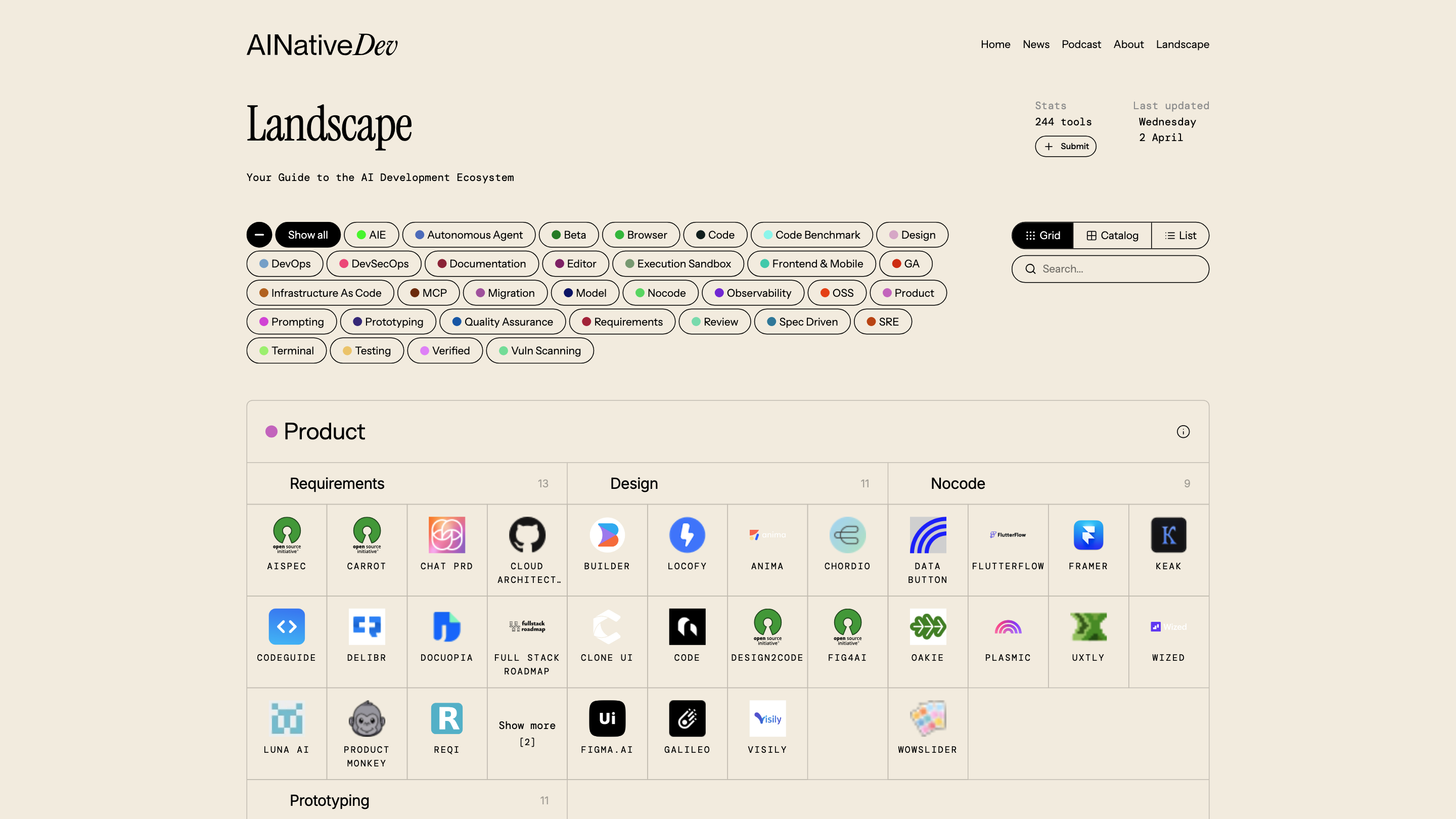 AI Native Developer Tools Landscape