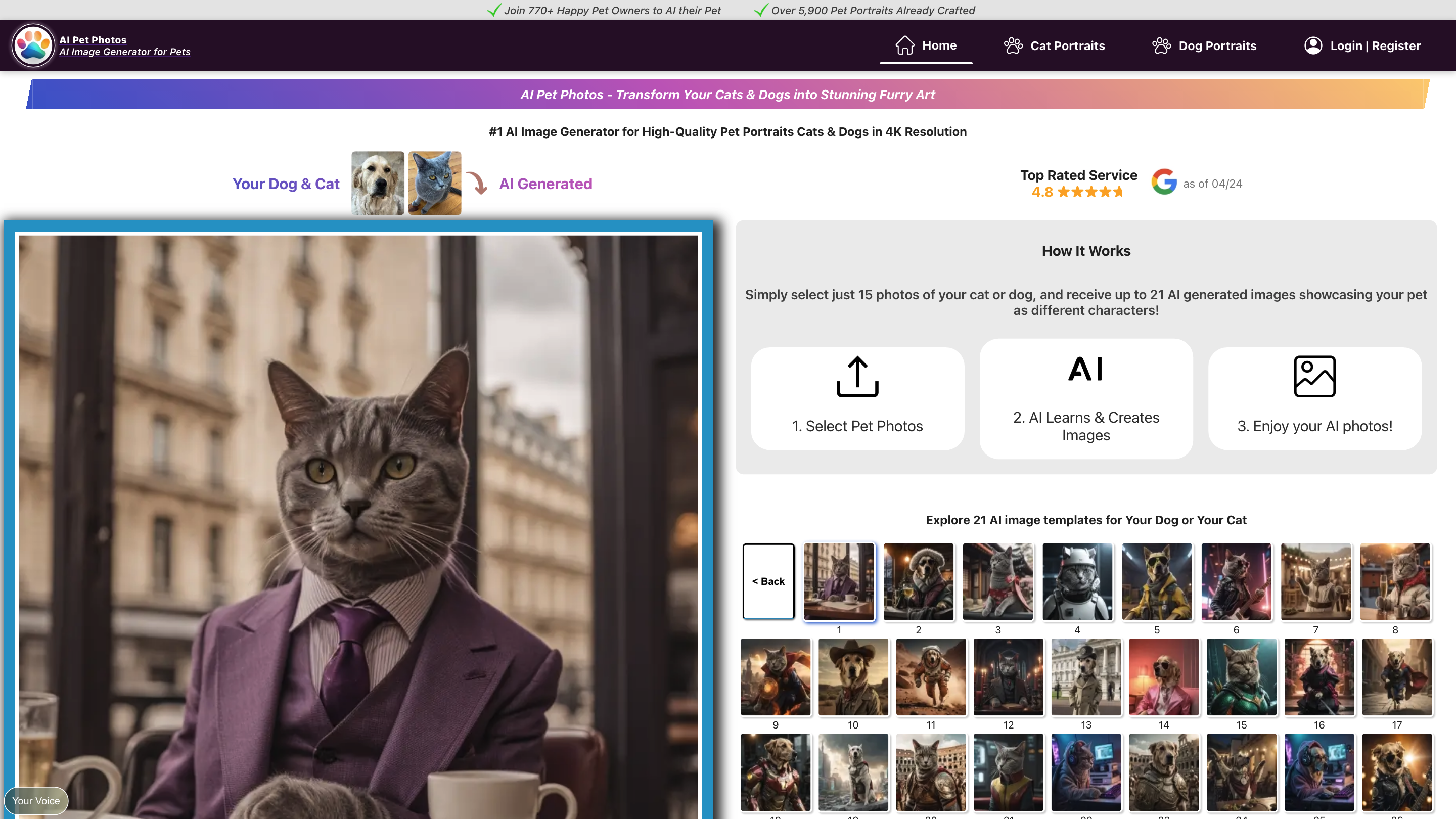 AI Pet Photos