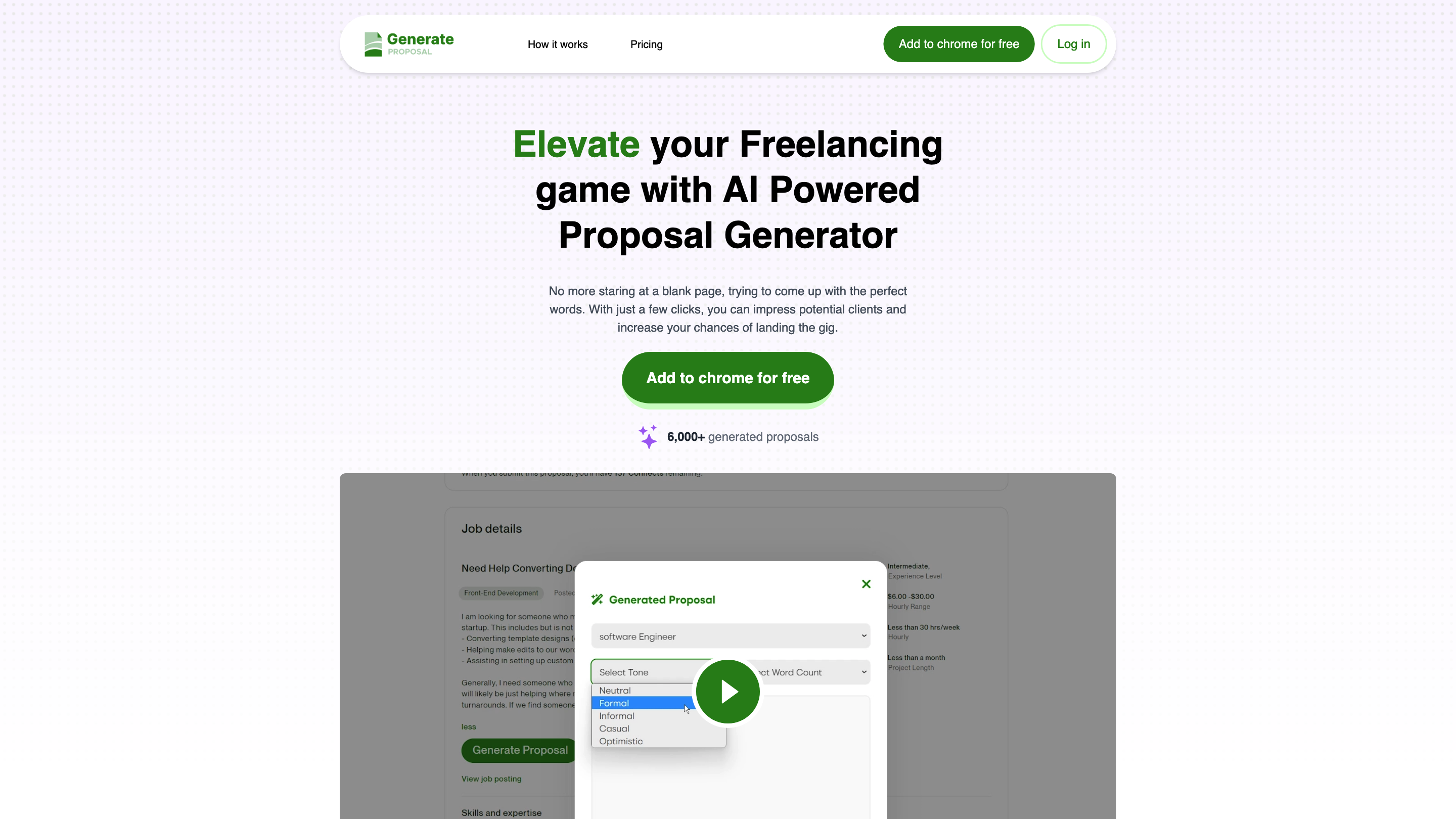 AI-Powered Proposal Generator Chrome Extension