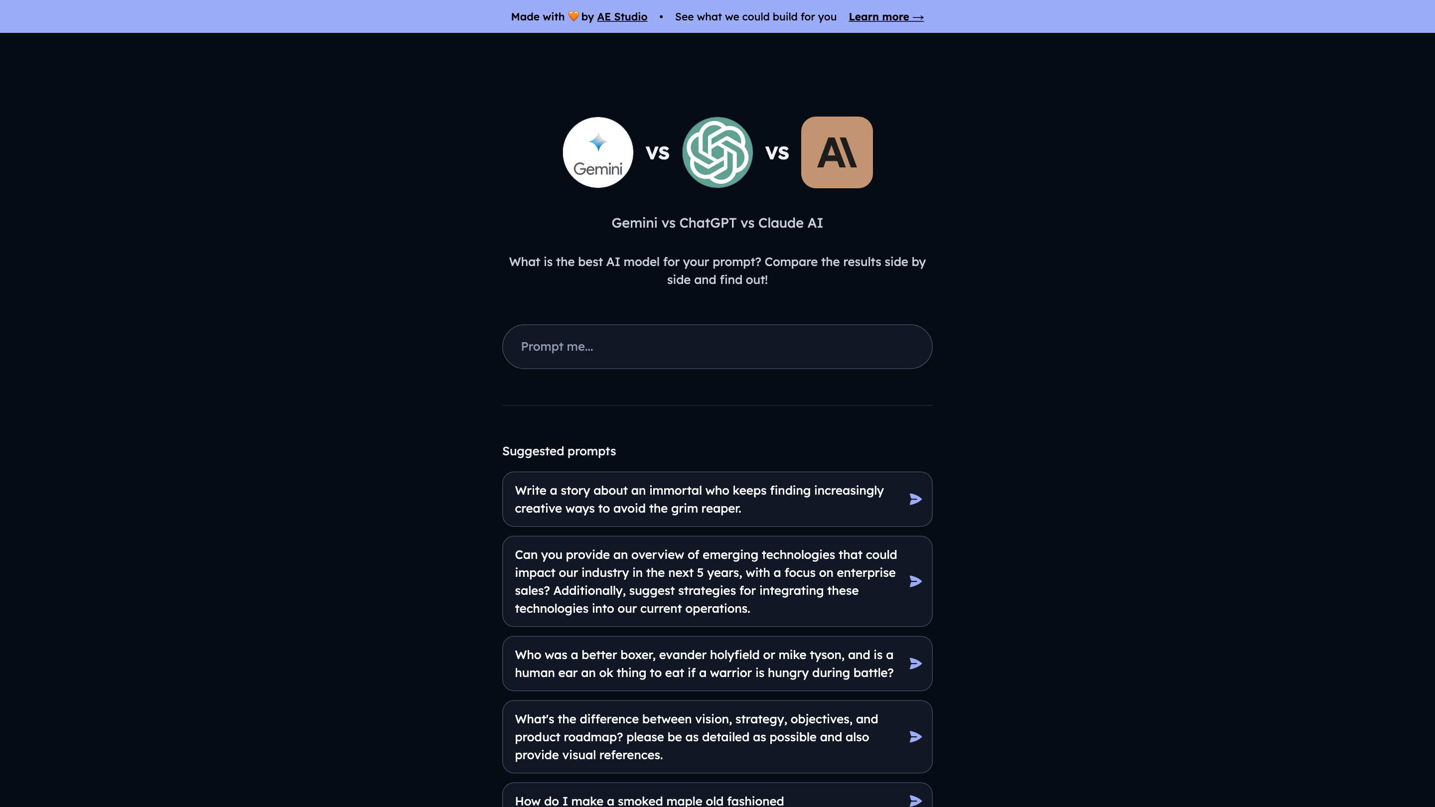 AI Response Comparison