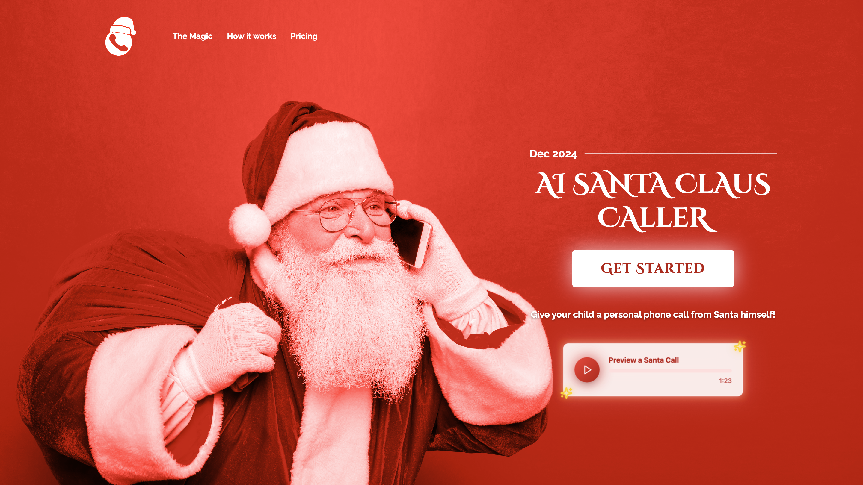 AI Santa Claus Caller