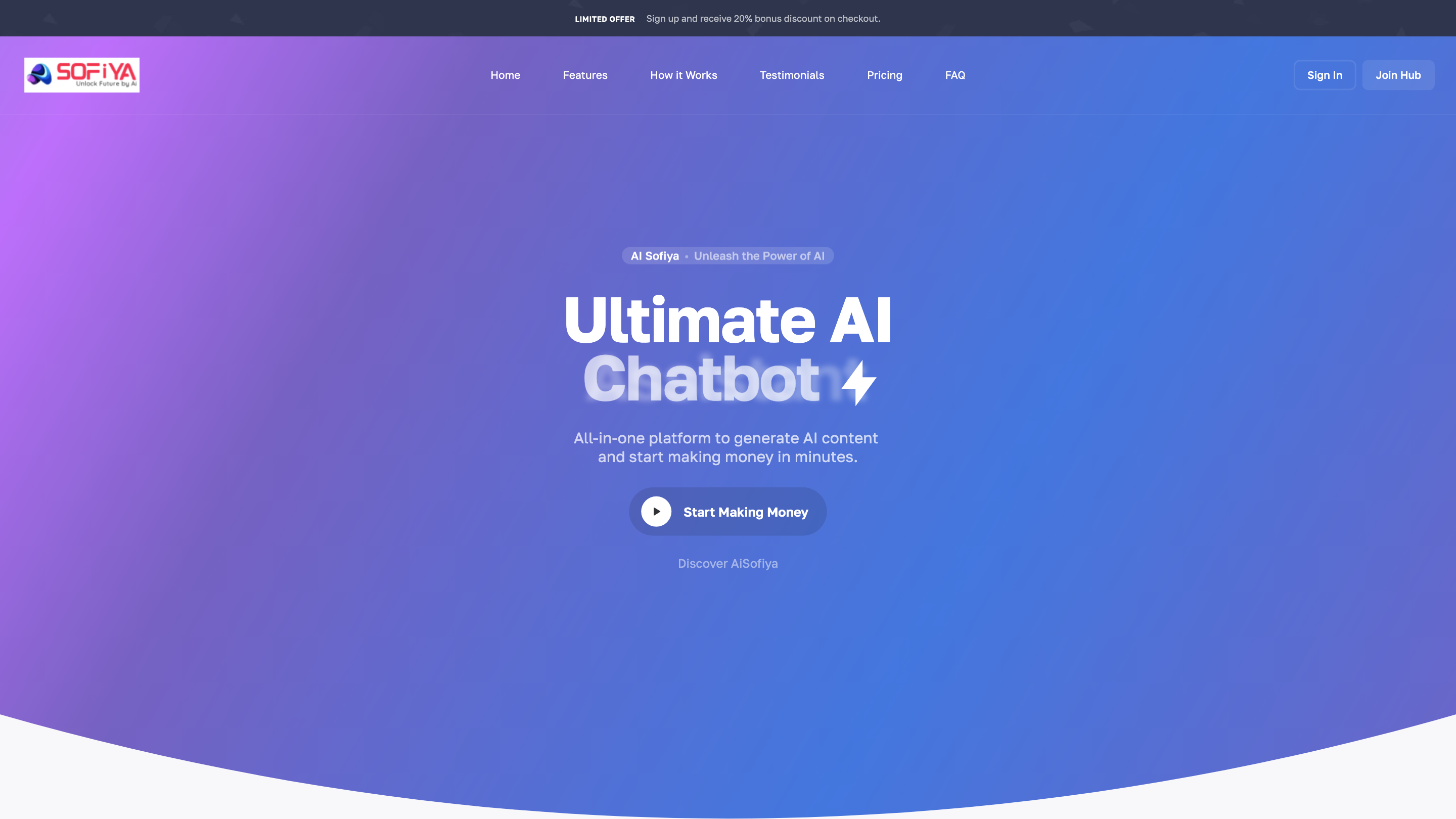 Ai Sofiya - Social Media AI Ad Copy Generator & Text-to-Speech Conversion Online Tool