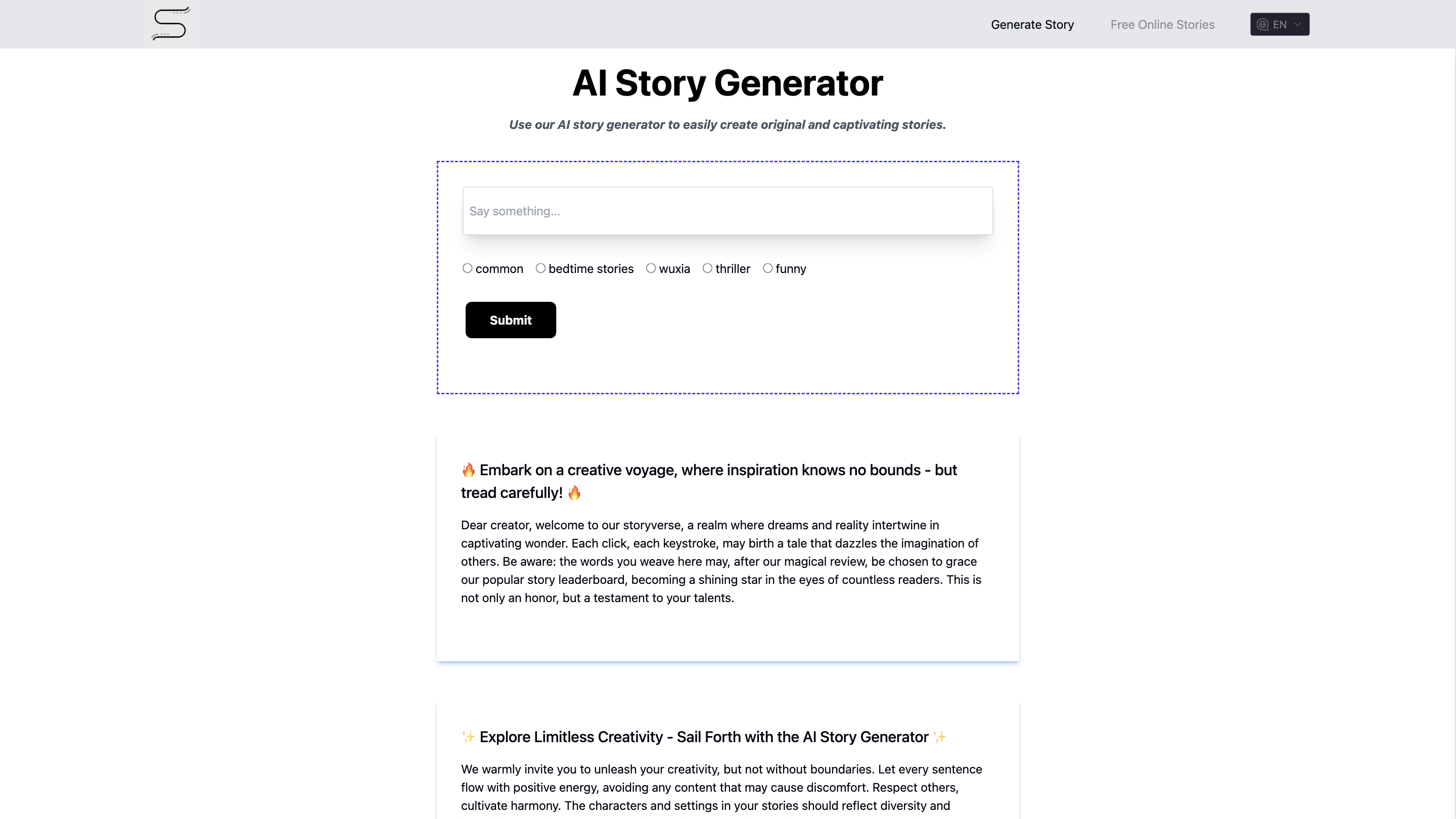 AI Story Generator