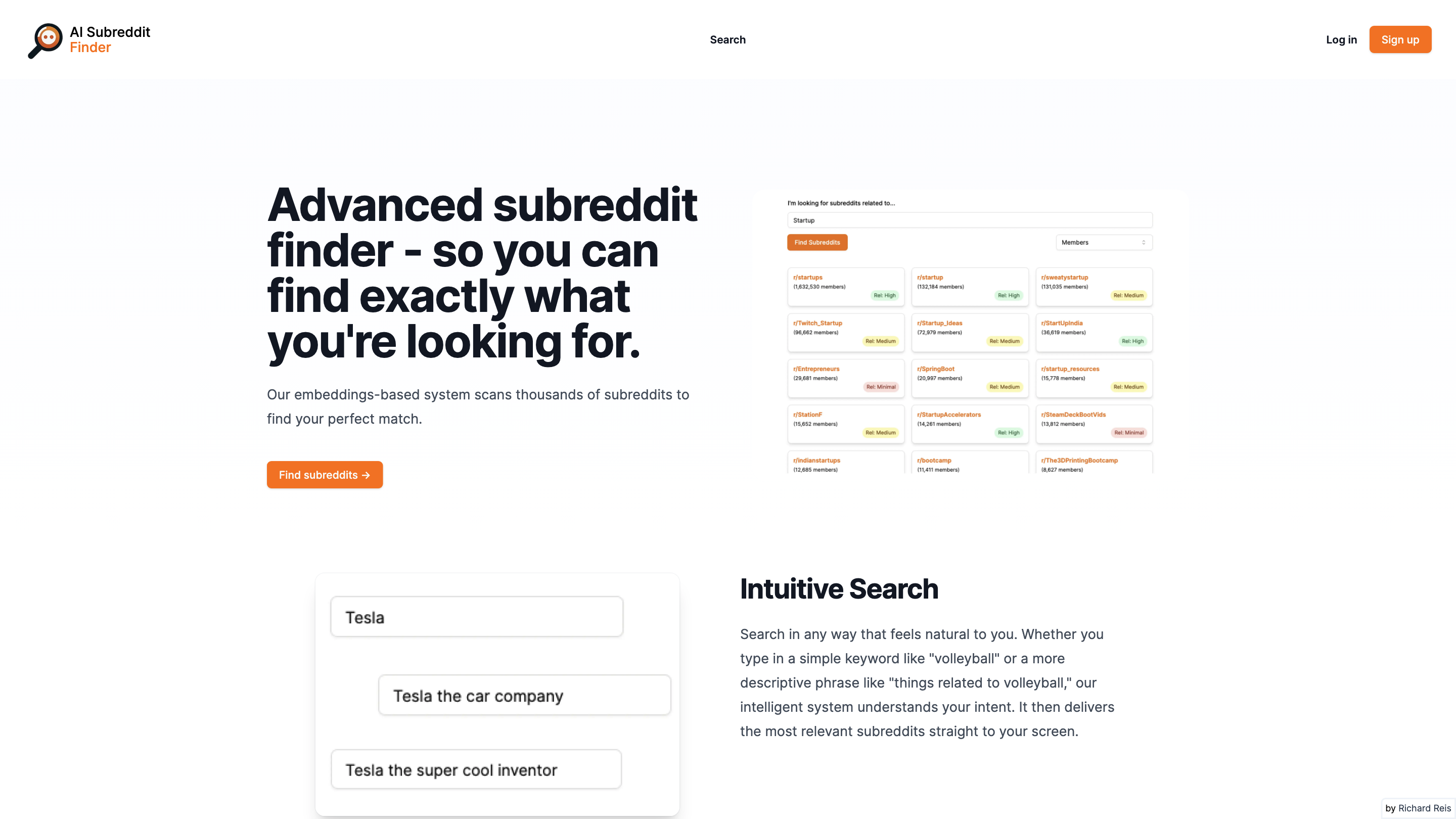 AI Subreddit Finder