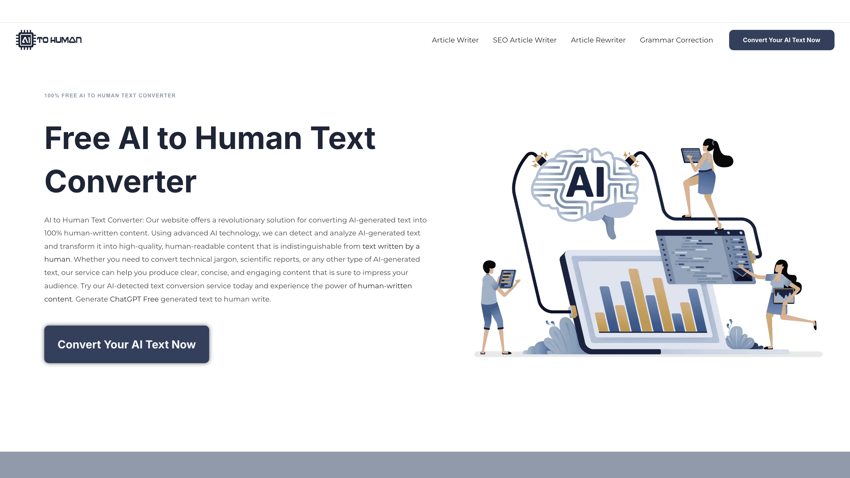 AI to Human Text Converter - AItoHuman.org