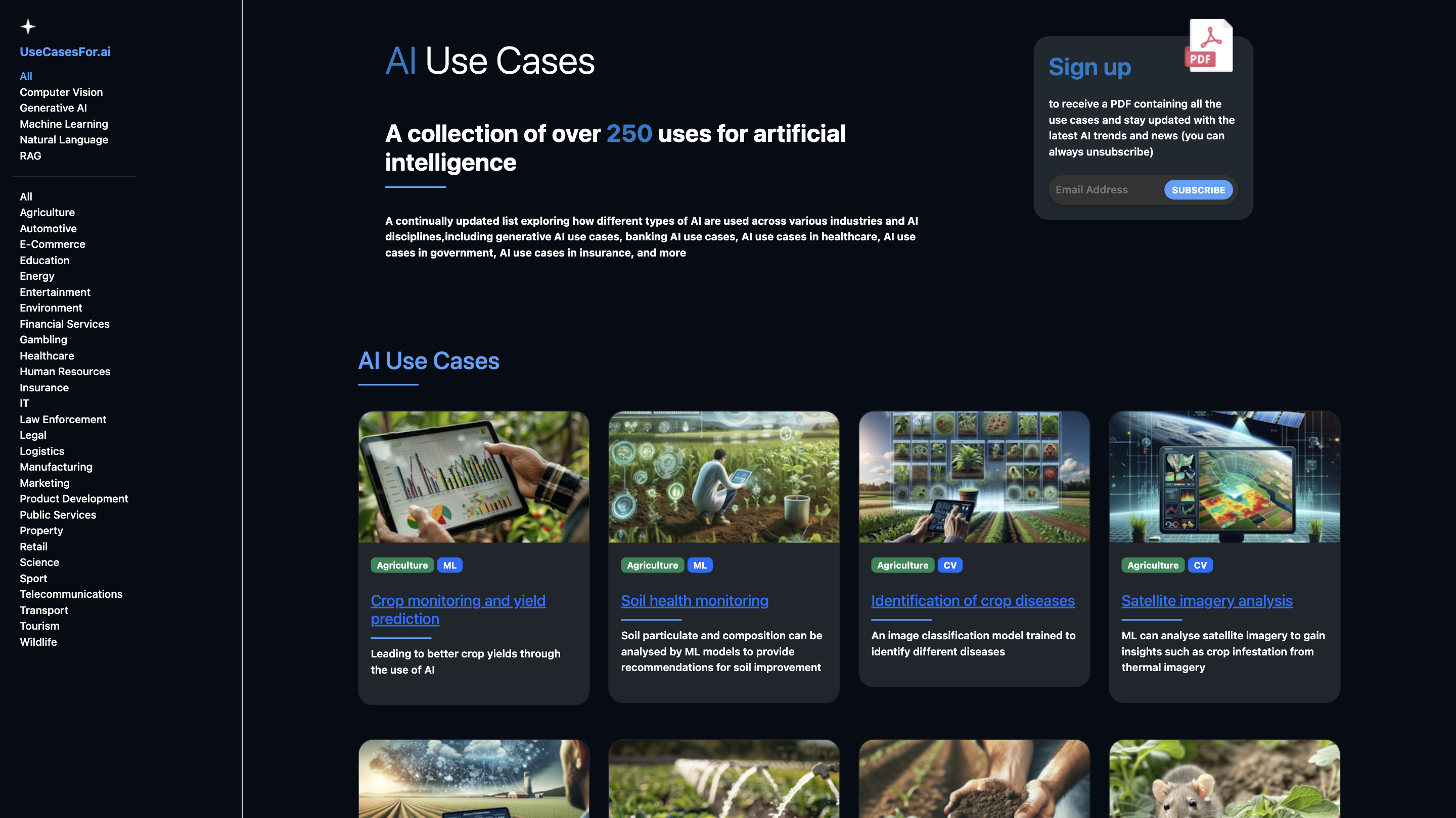 AI Use Cases Repository