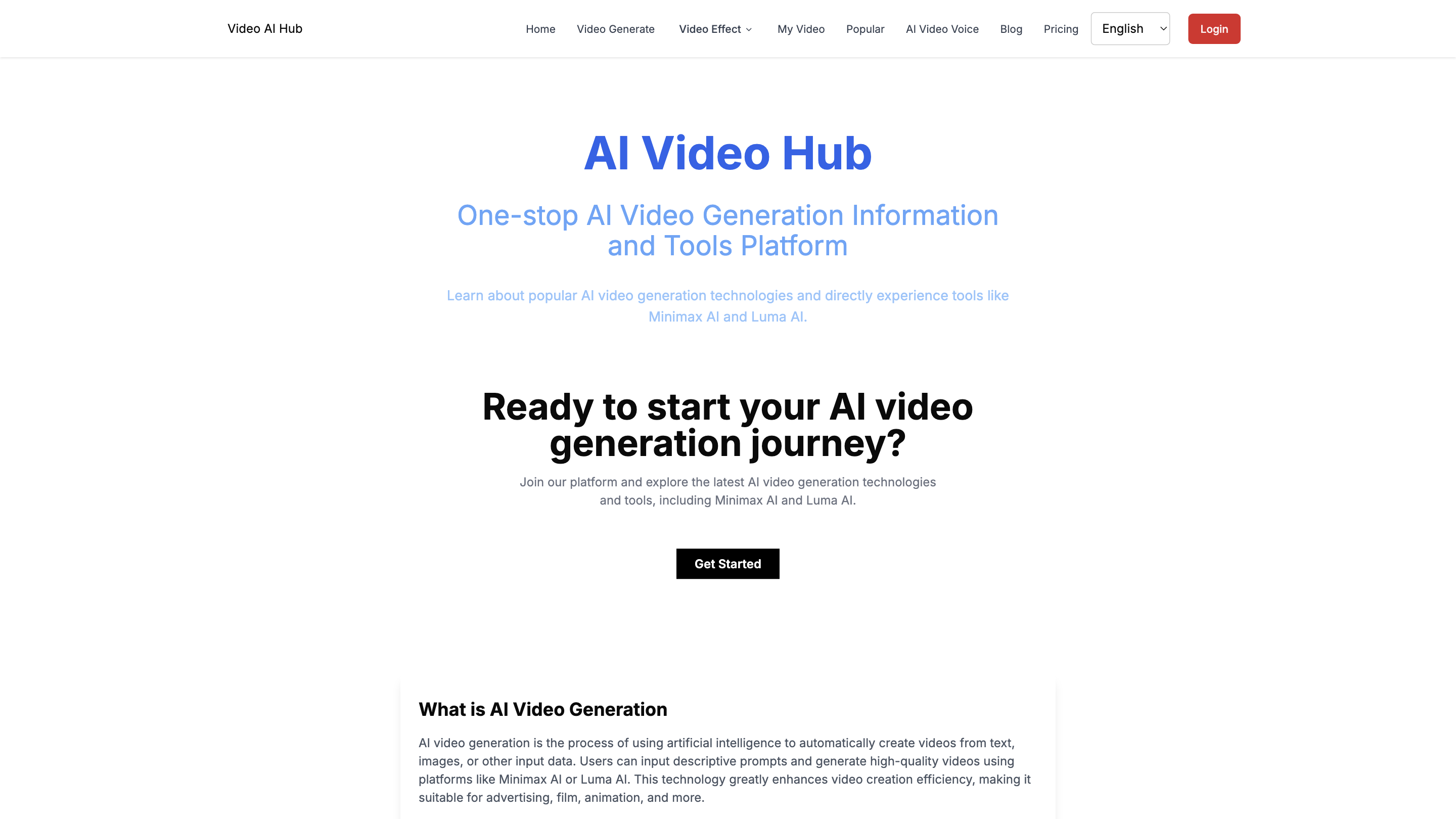 AI Video Generation Hub