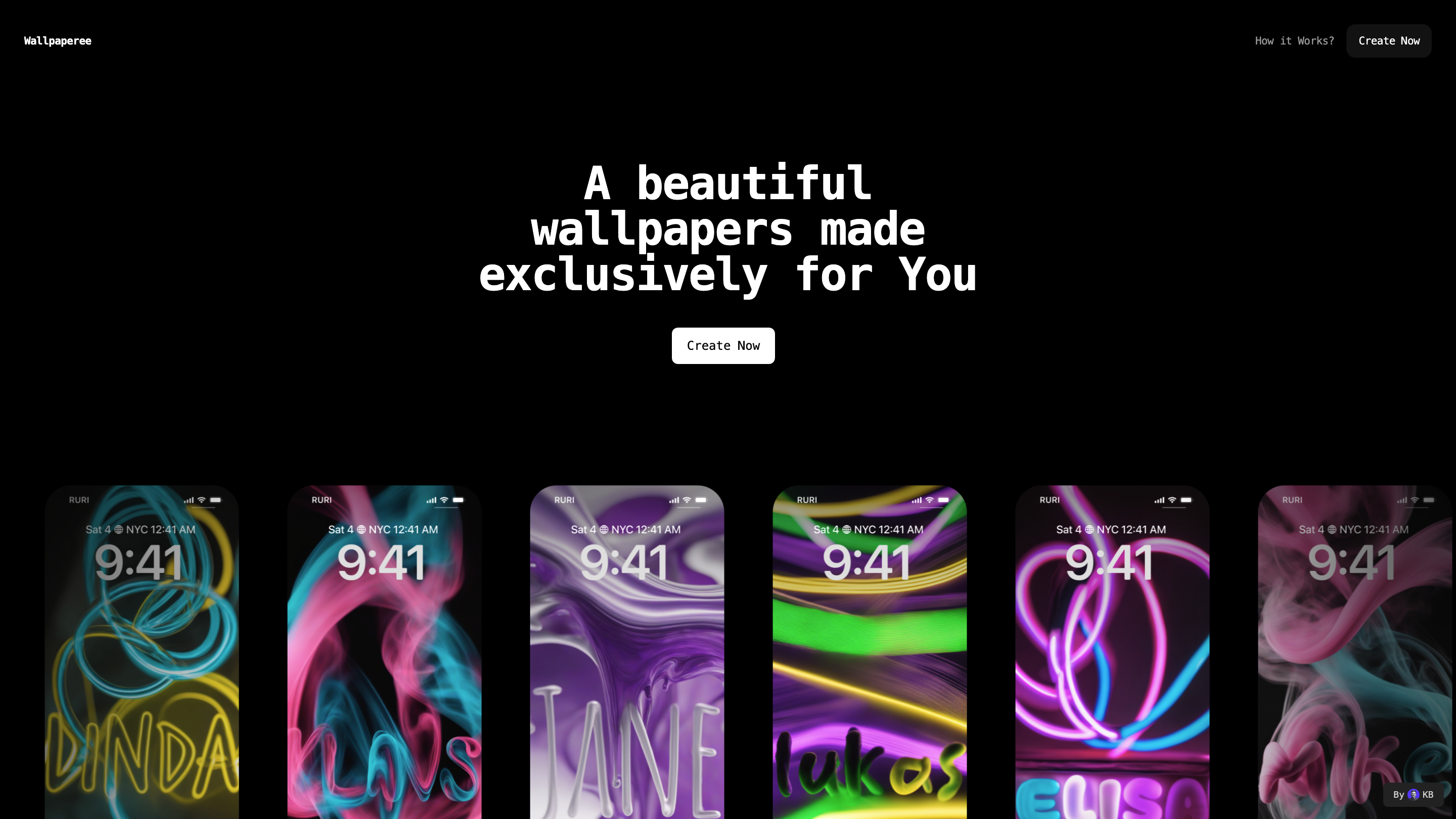 AI Wallpapers With Your Name