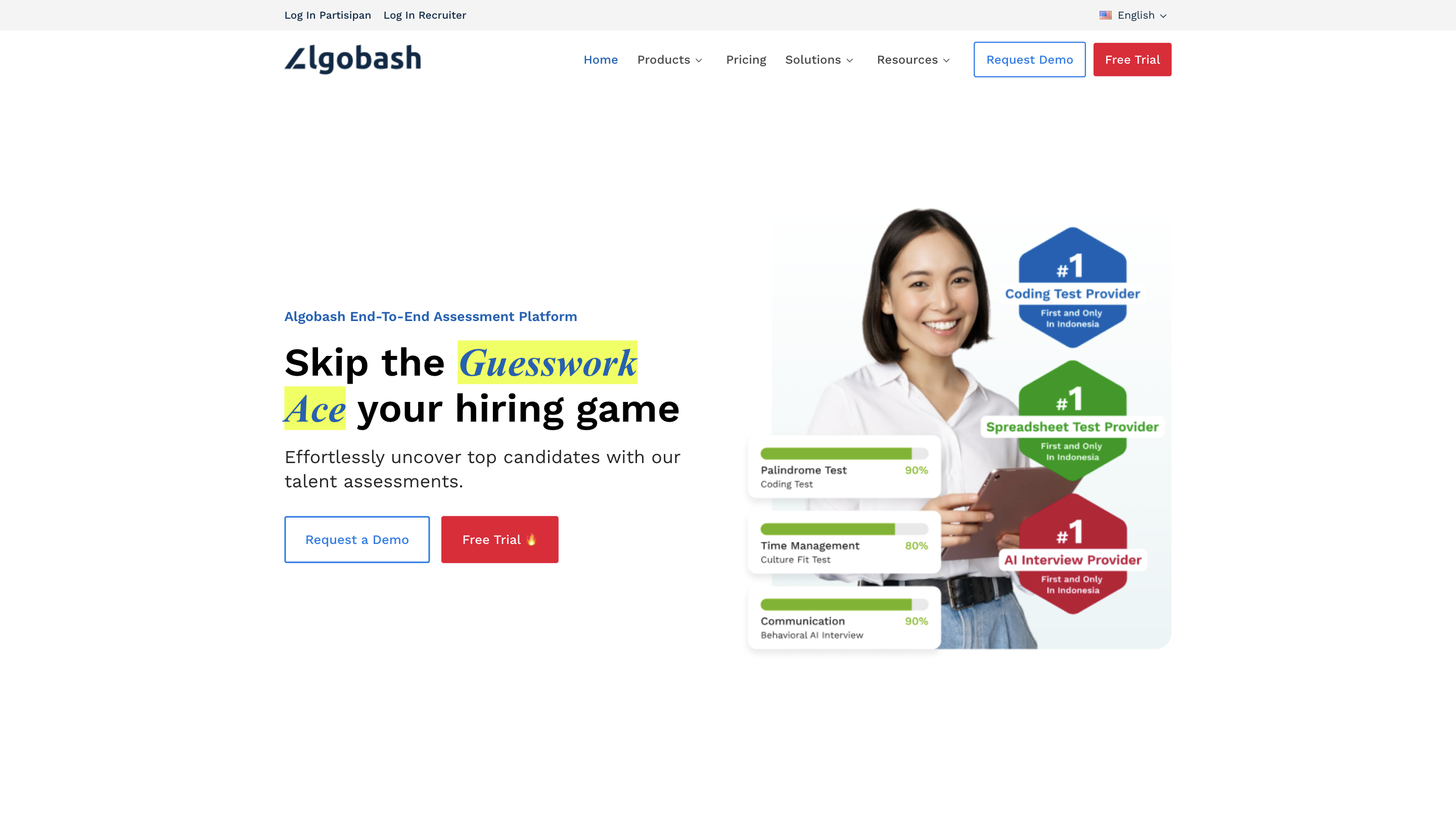 Algobash End-To-End Assessment Platform