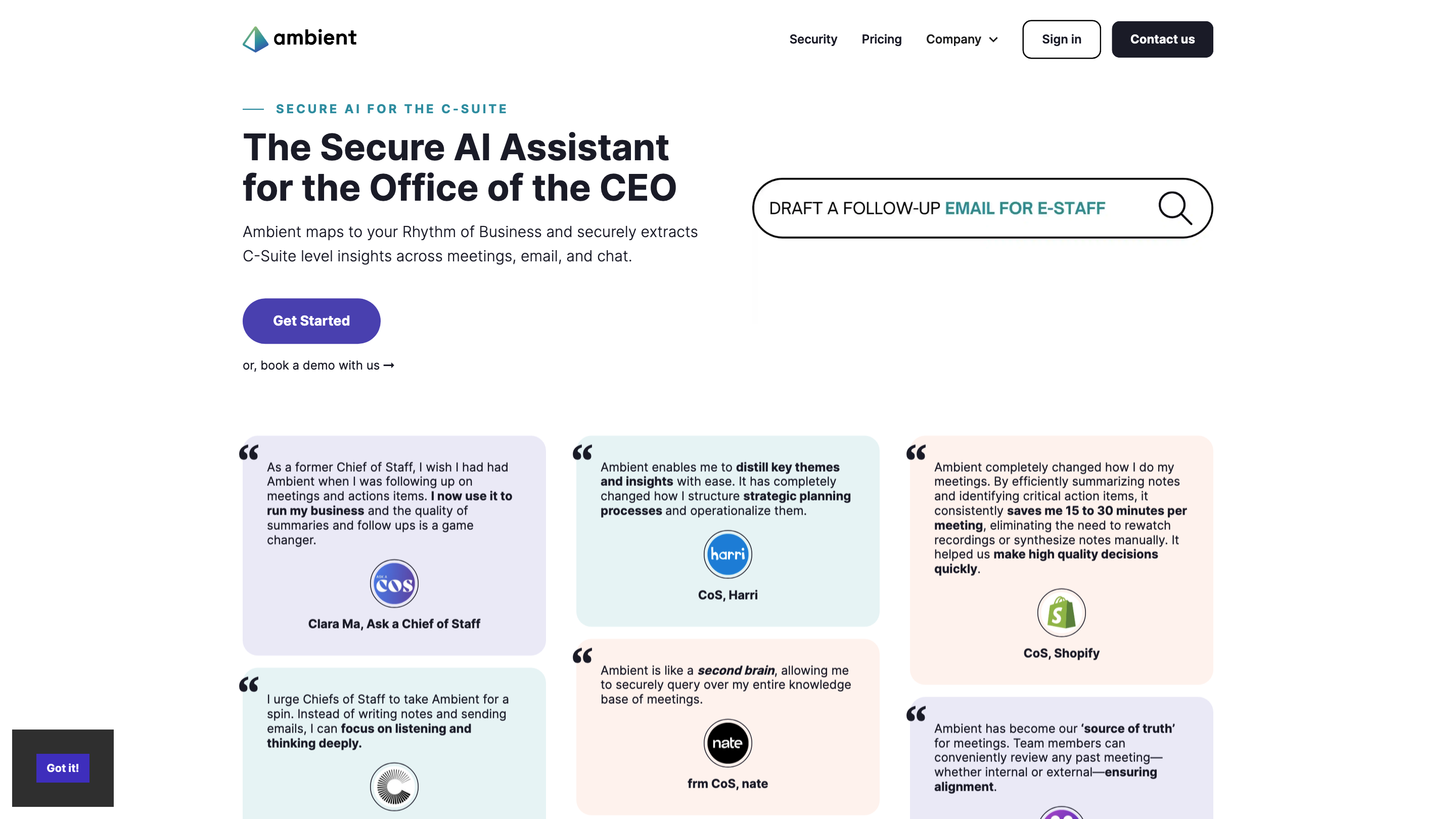 Ambient AI Assistant