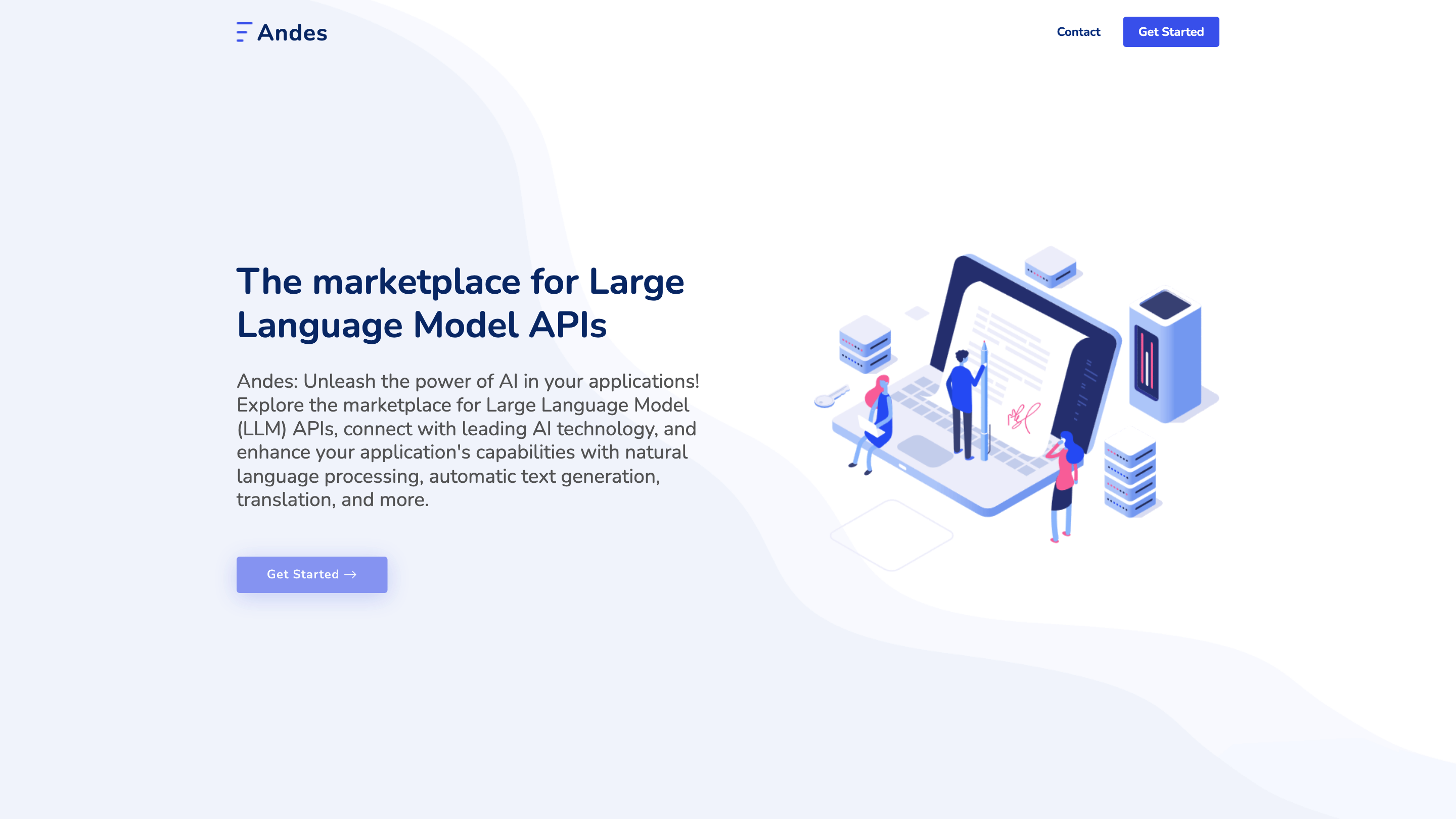 Andes - Machine Learning API Marketplace