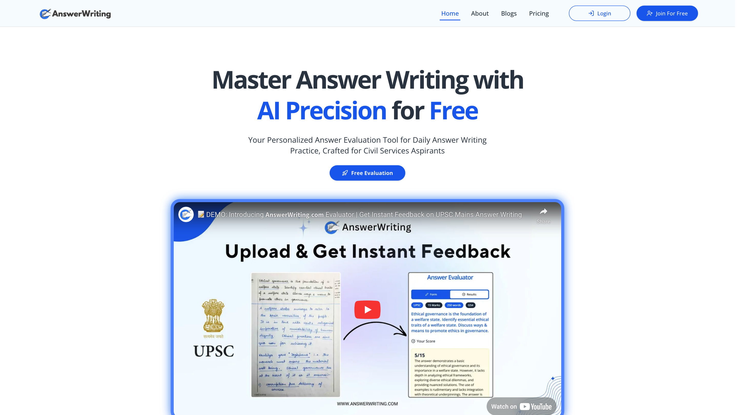 AnswerWriting