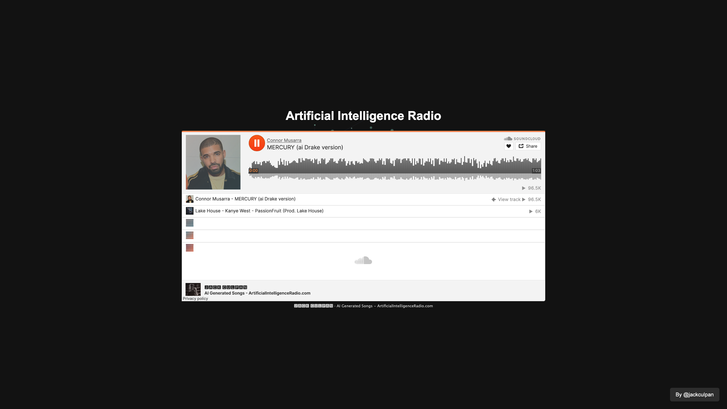 Artificial Intelligence Radio