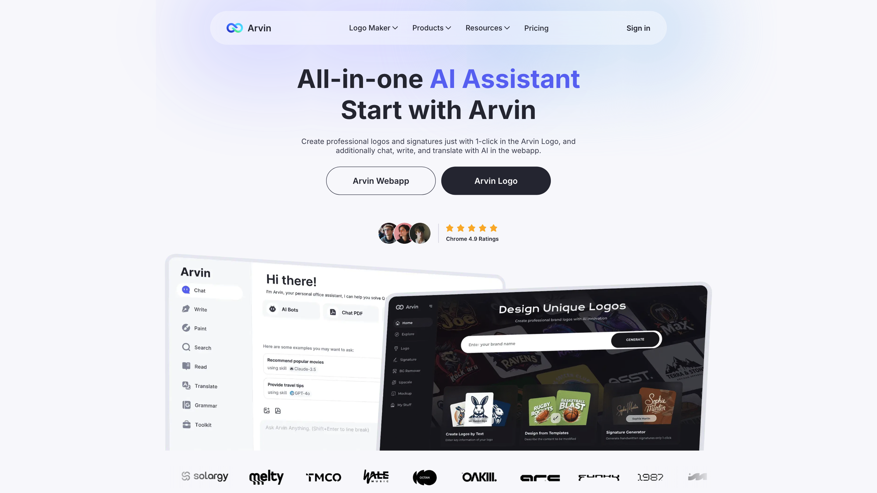 Arvin - Your AI Writing Assistant & Best AI Content Generator
