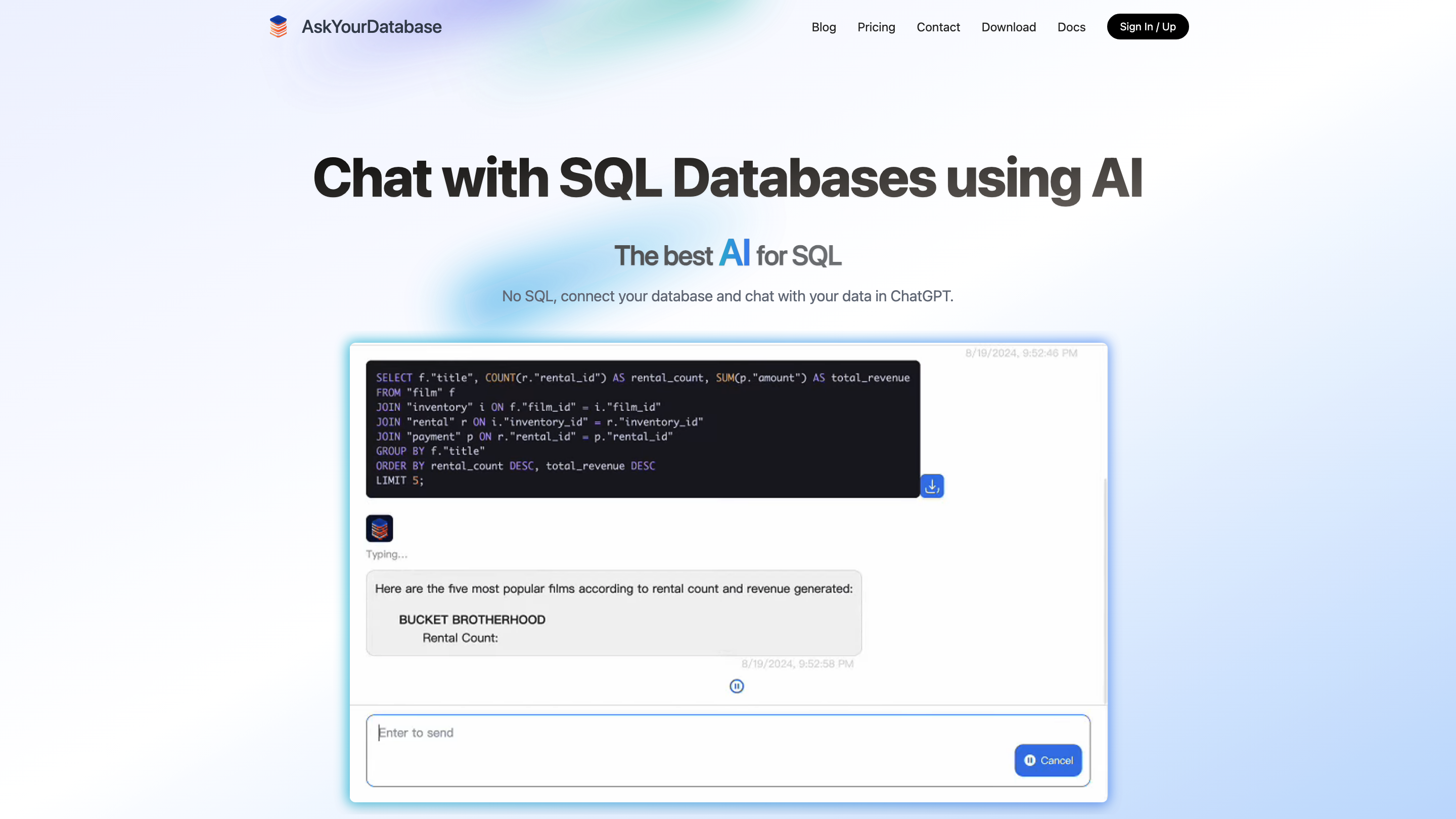 AskYourDatabase