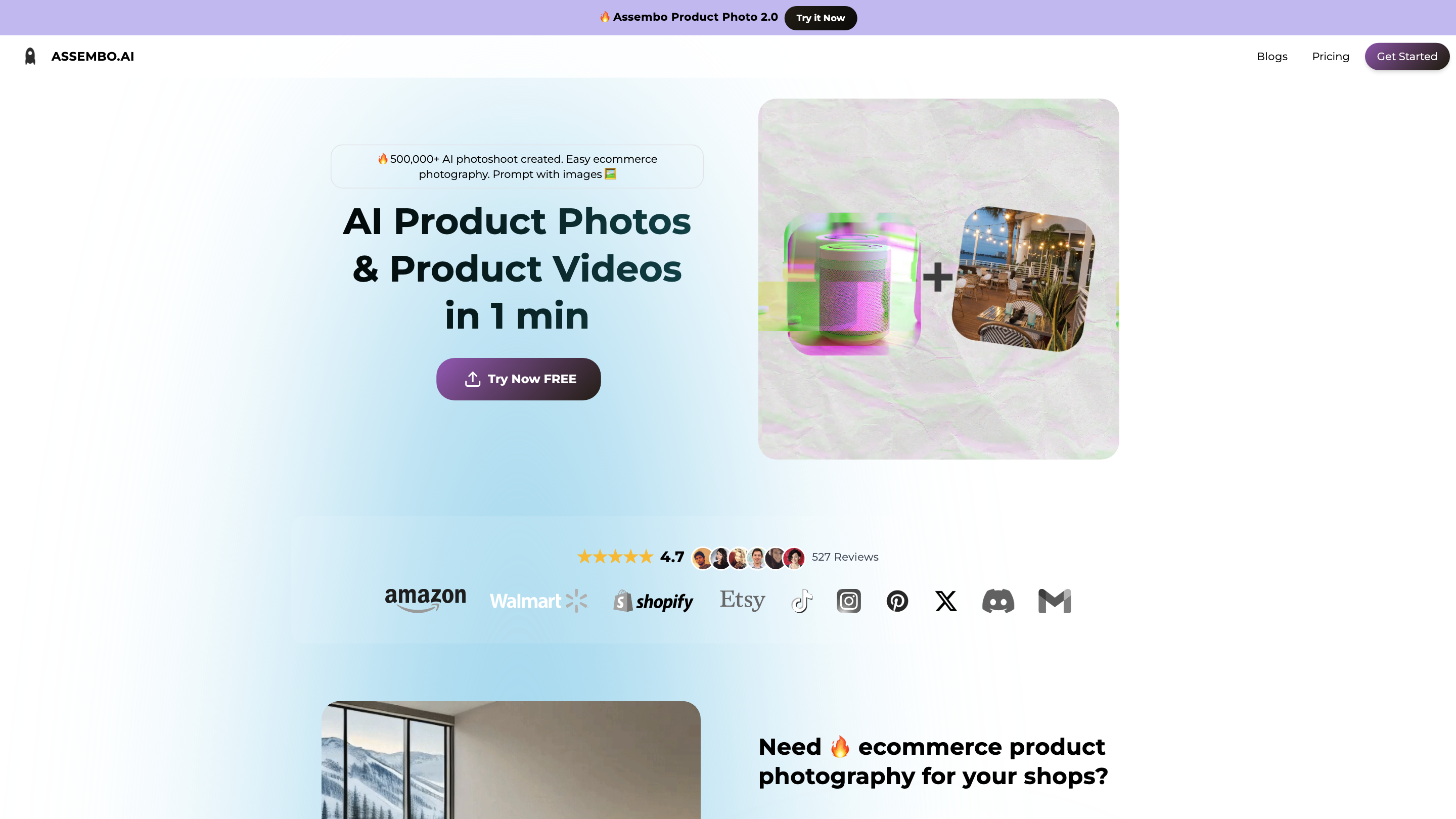 Assembo.ai | E-commerce Product Photography