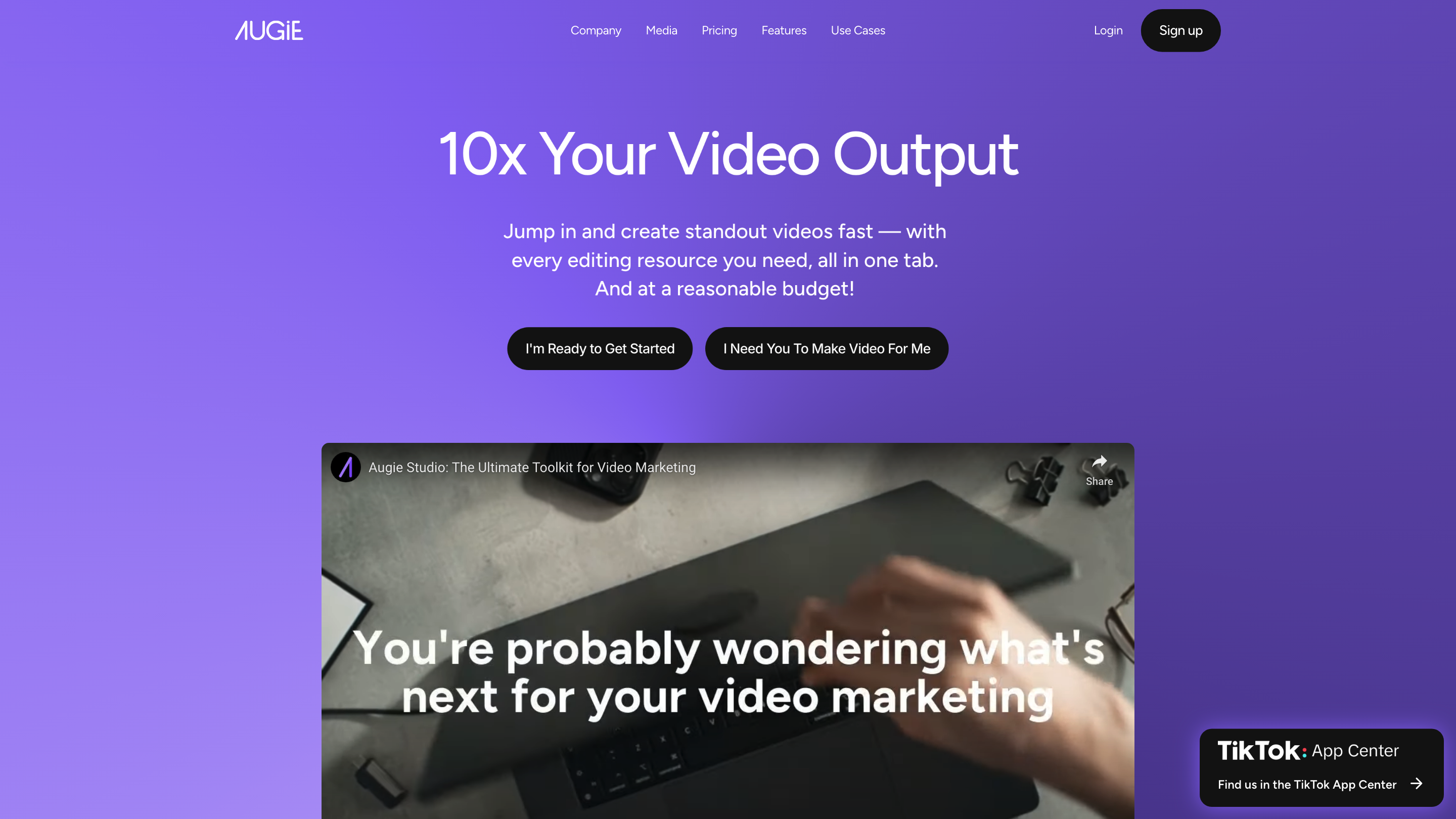 Aug X Labs | AI video editing