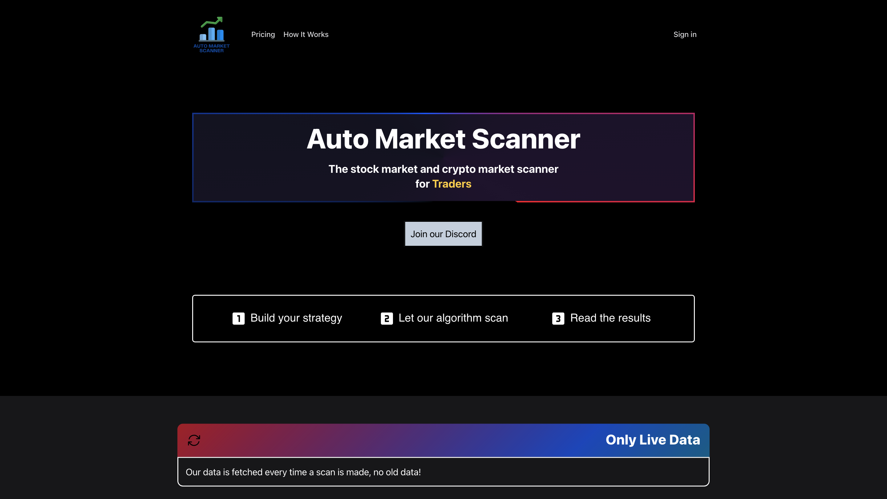 Auto Market Scanner
