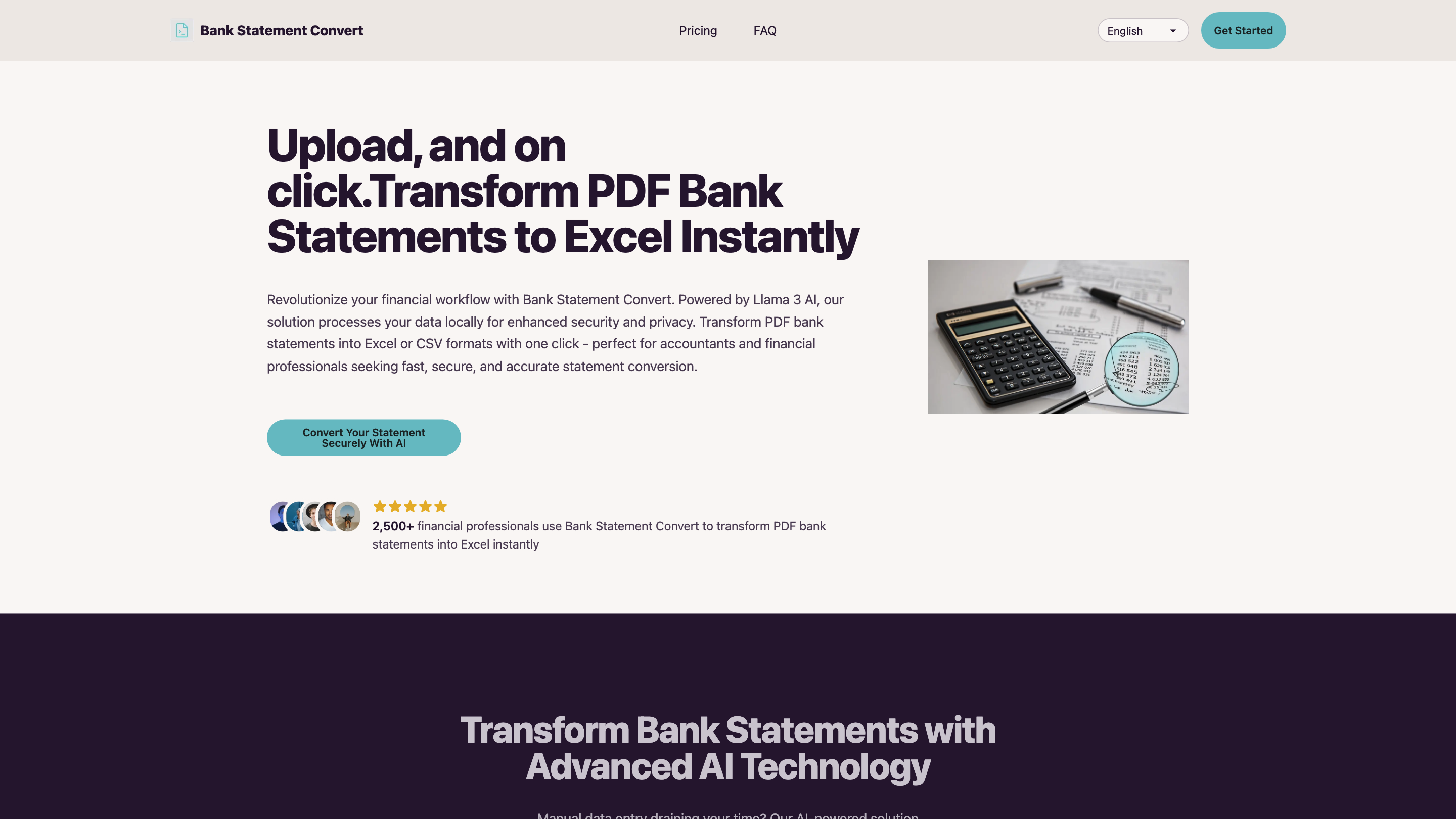 Bank Statement Convert