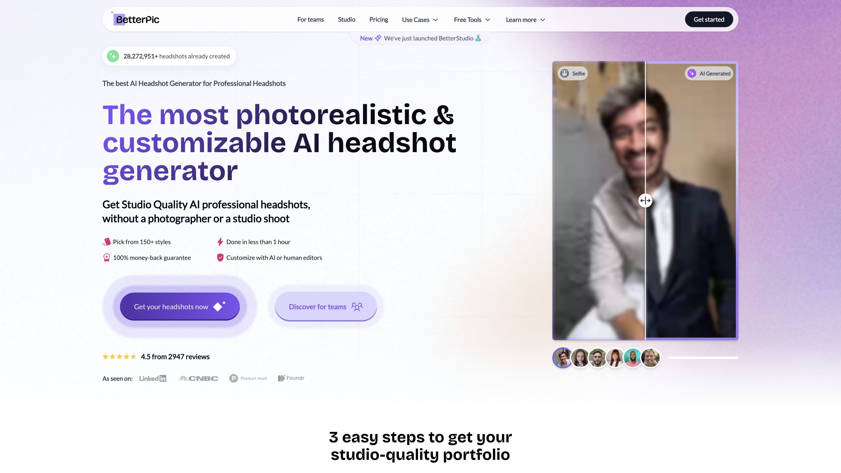 BetterPic - Business Corporate Headshots with AI