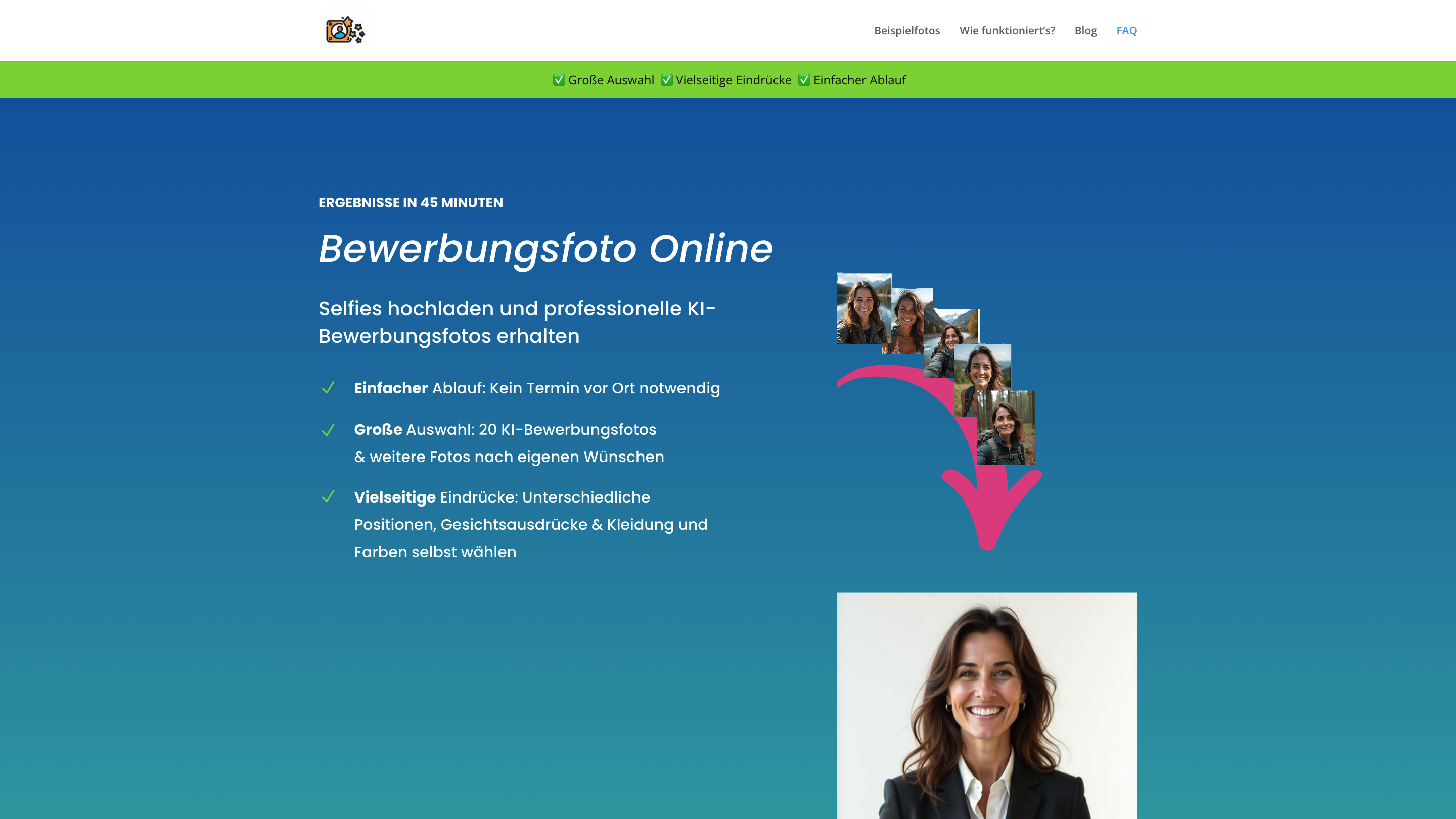 Bewerbungsfoto Online