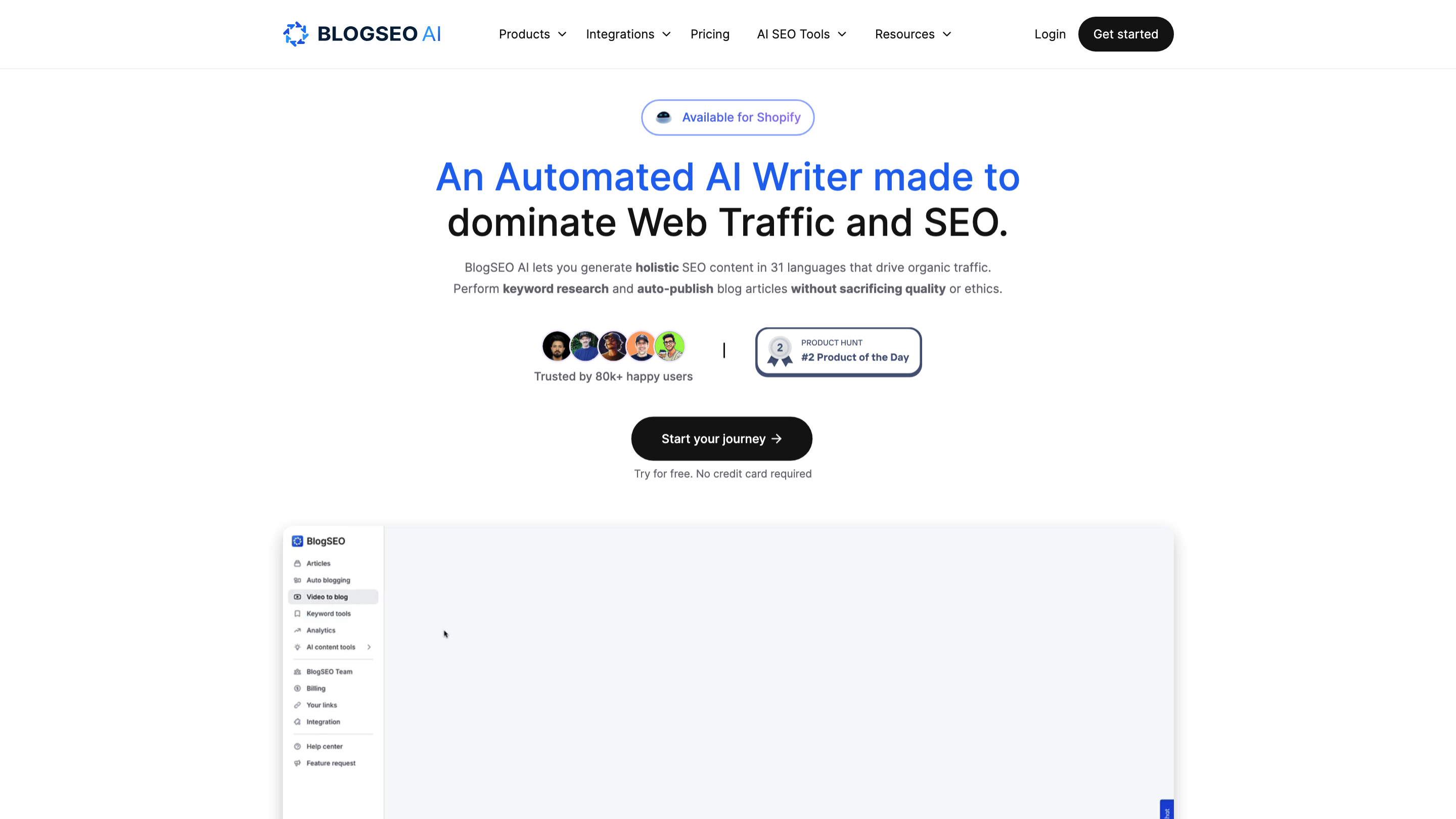 BlogSEO AI: AI Writer to Create SEO-ready Blog Articles