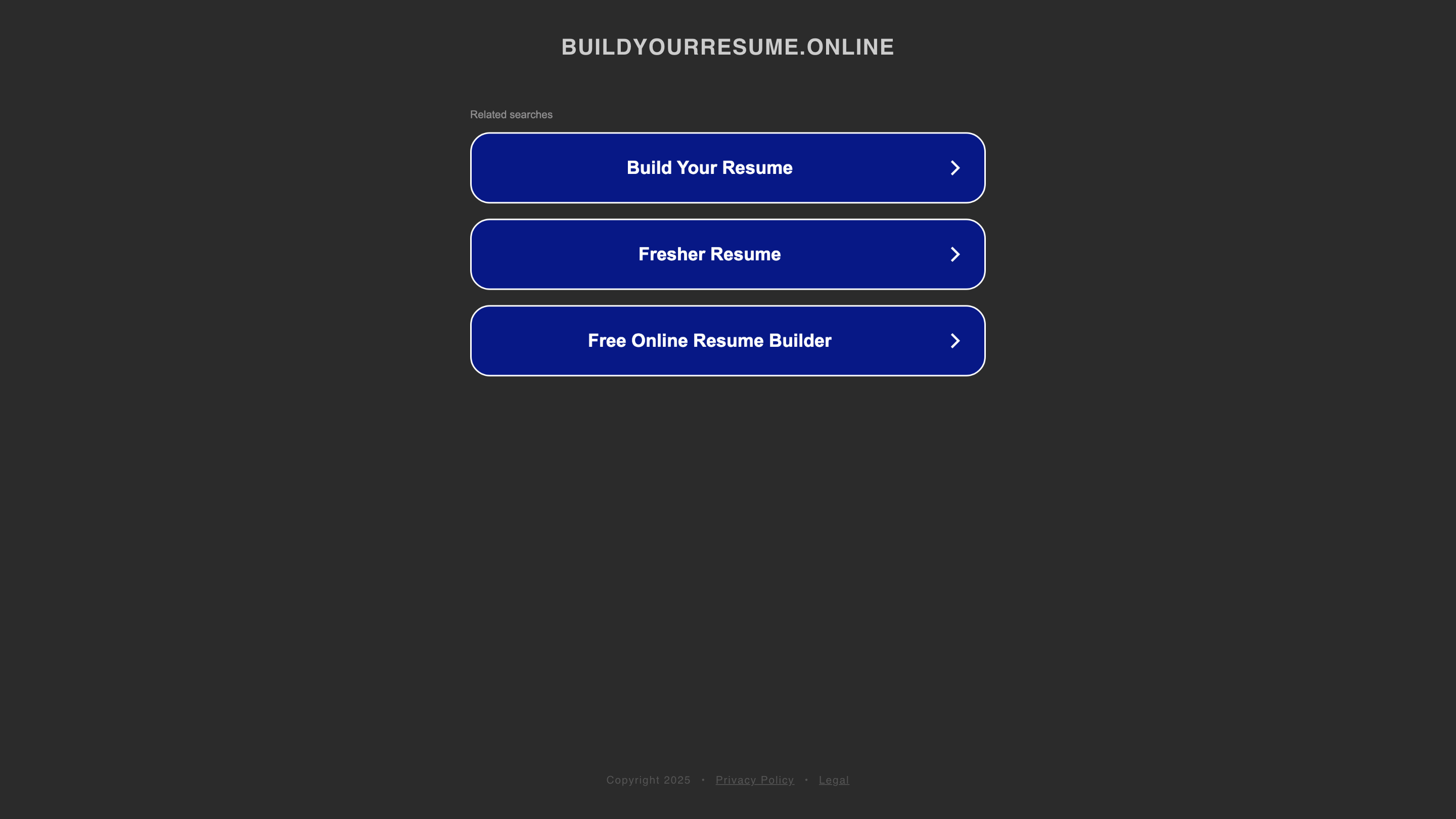 Build Your Resume Online