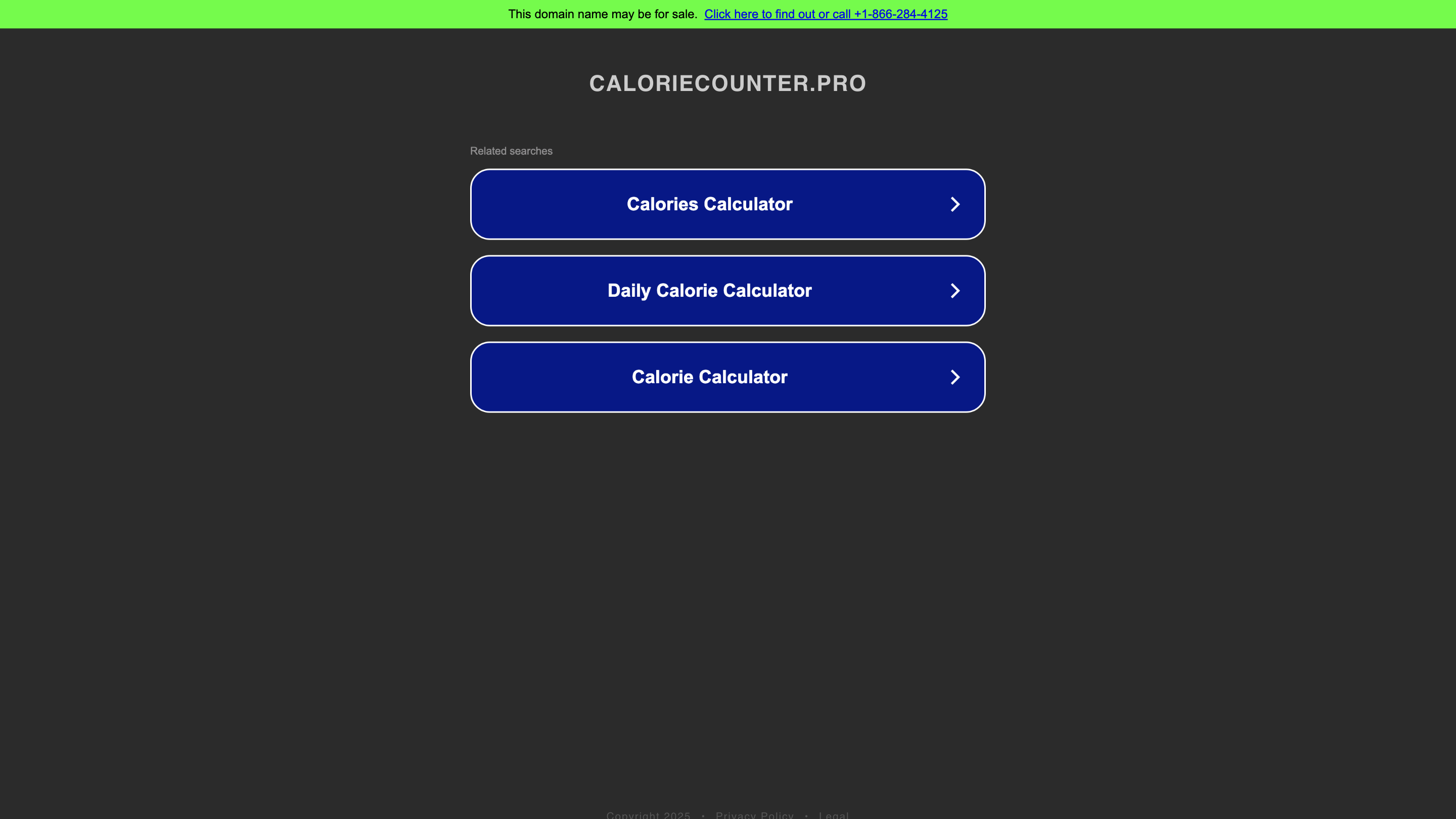 CalorieCounter