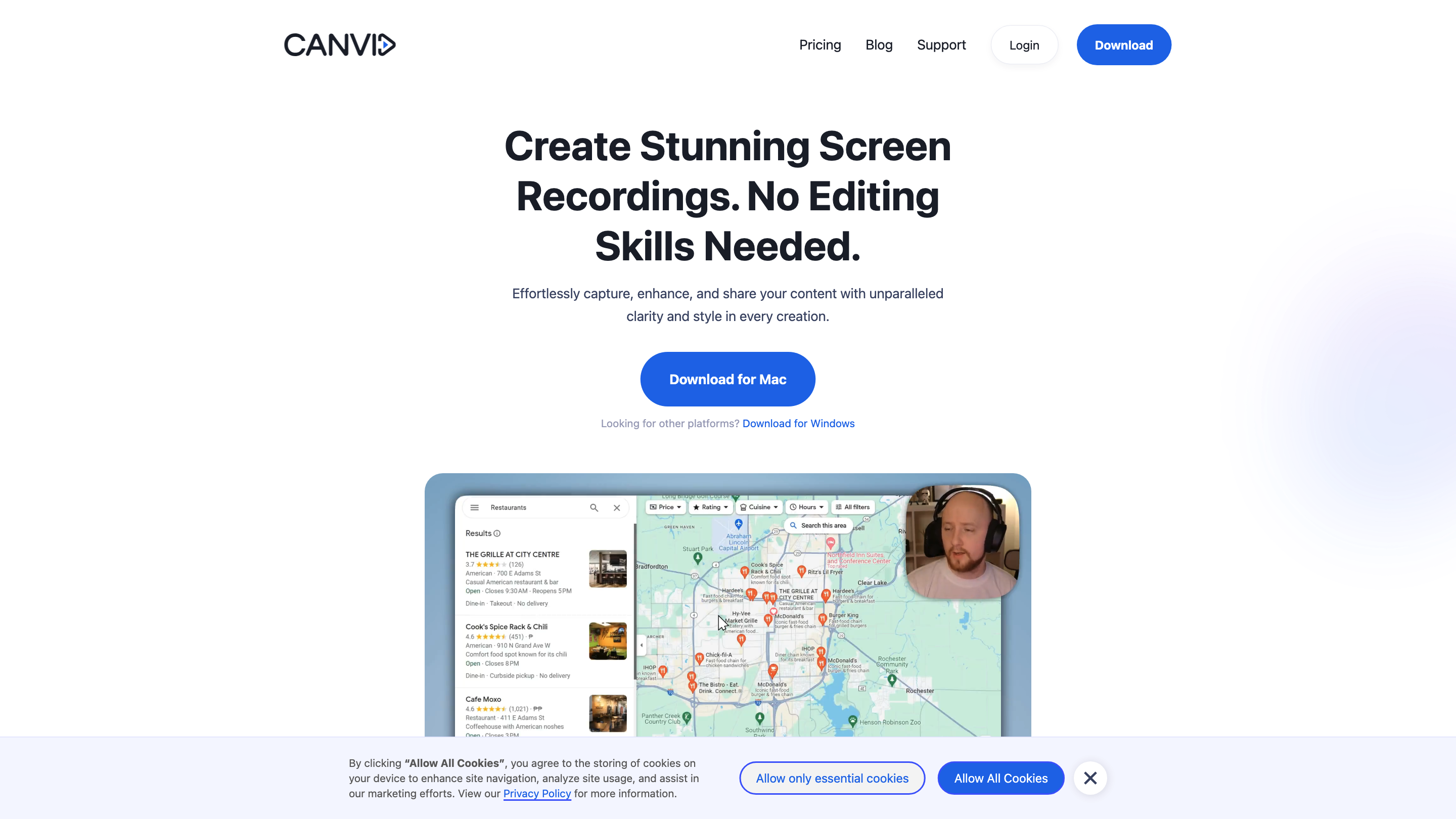 Canvid AI Screen Recorder