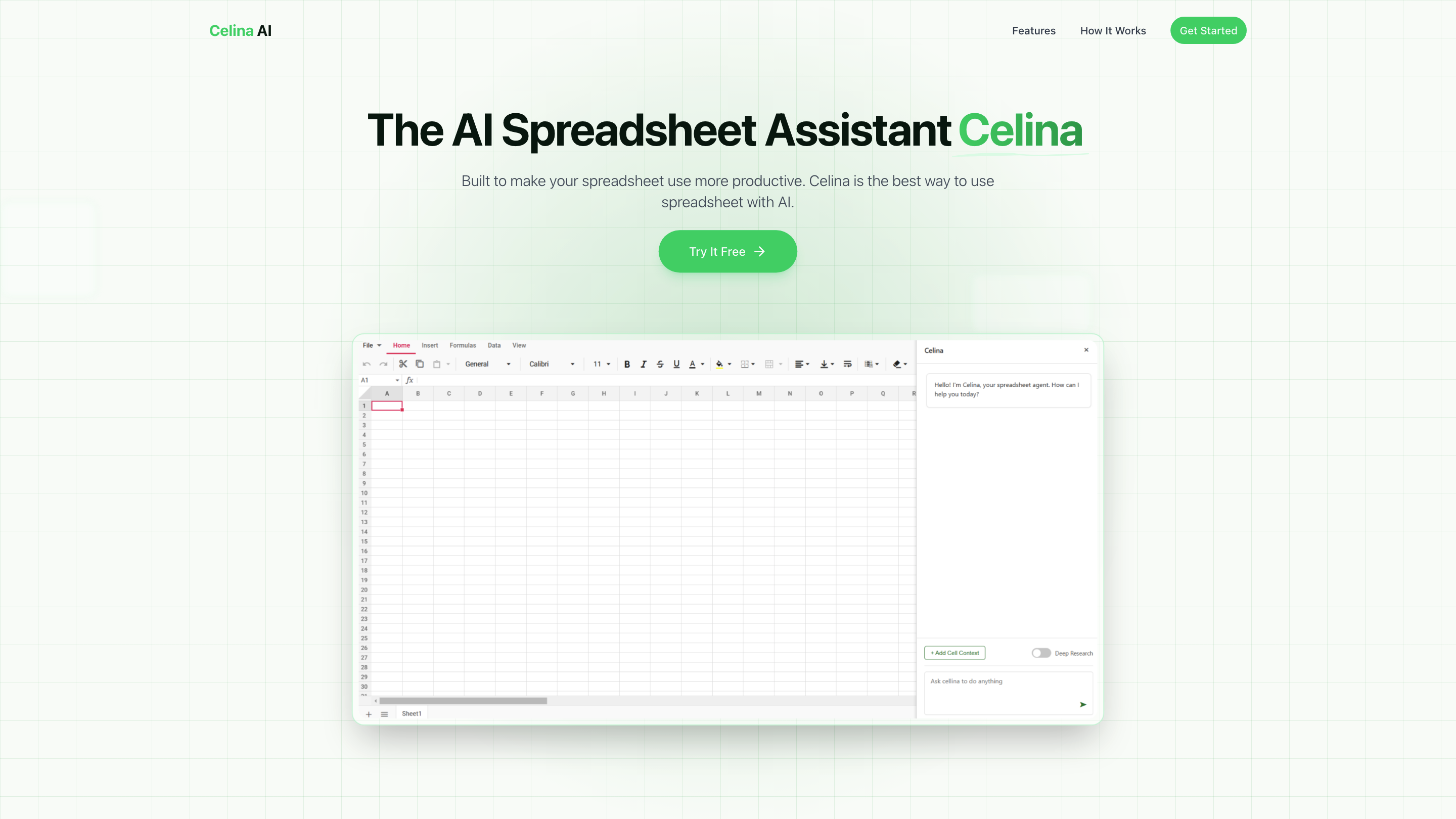 Celina - The AI Sheets Editor