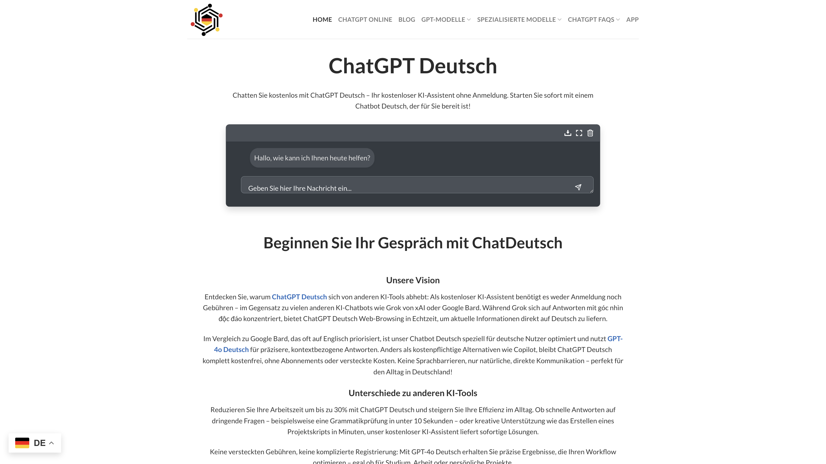 ChatGPT Deutsch