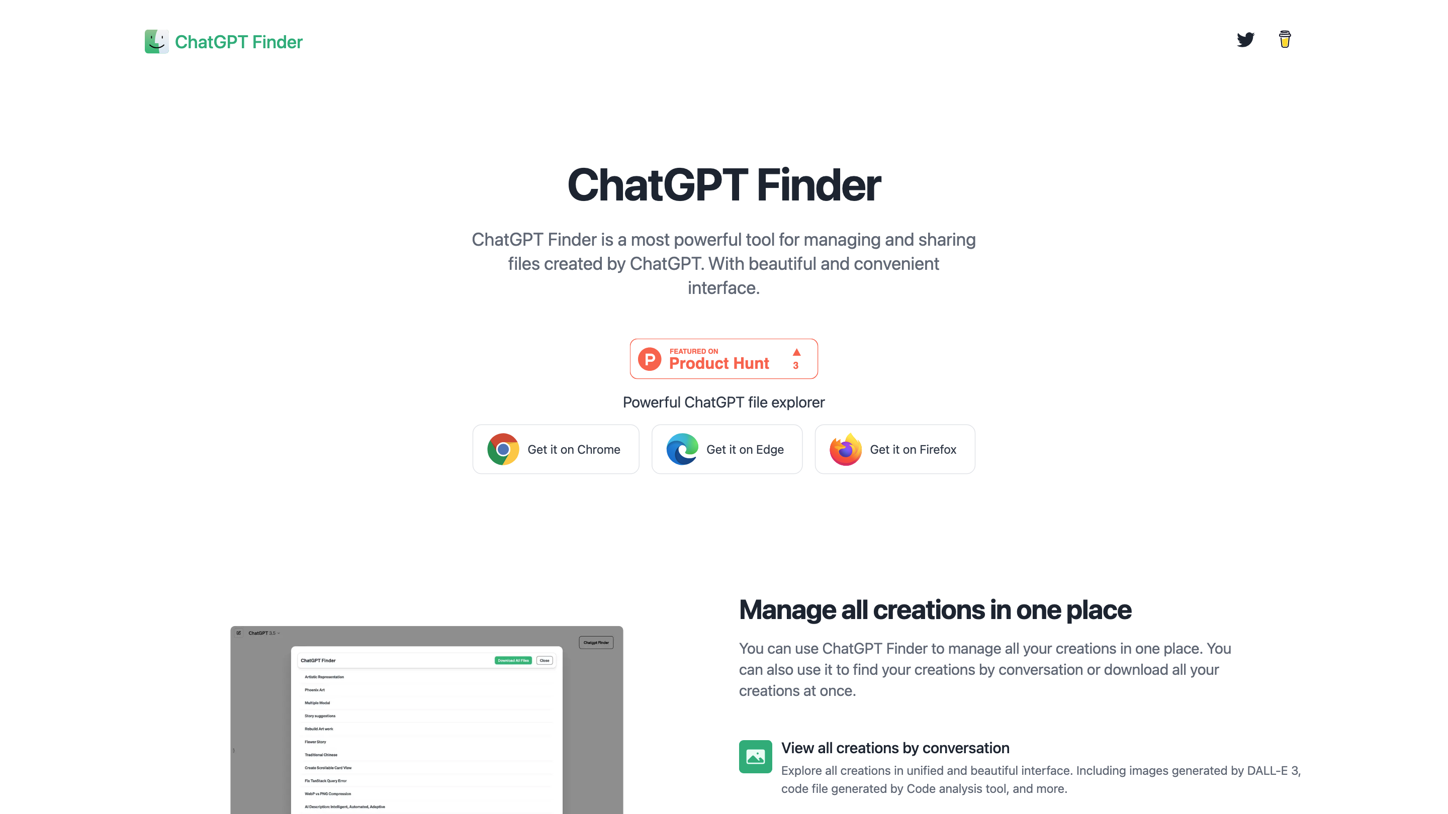 ChatGPT Finder