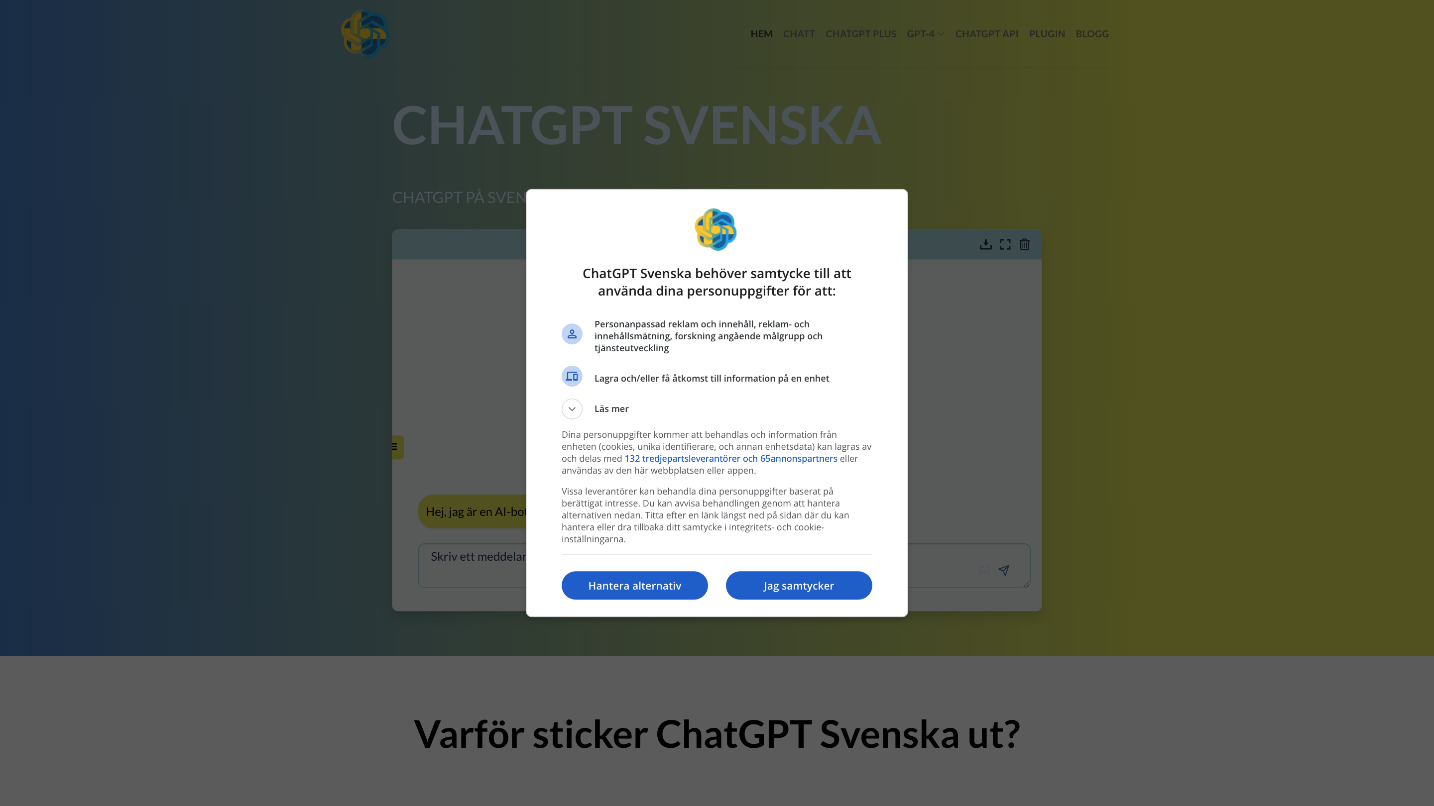 ChatGPT Svenska