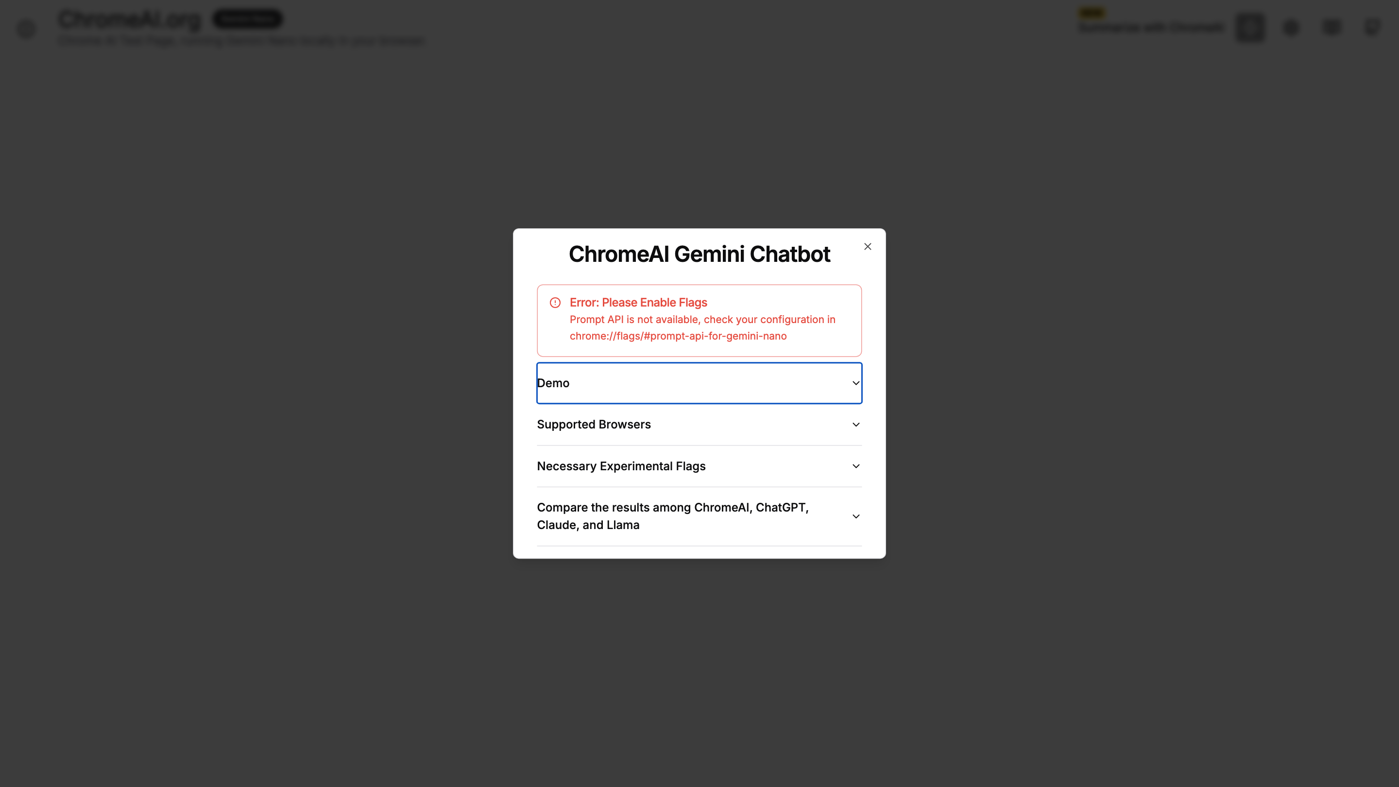 ChromeAI Gemini Nano