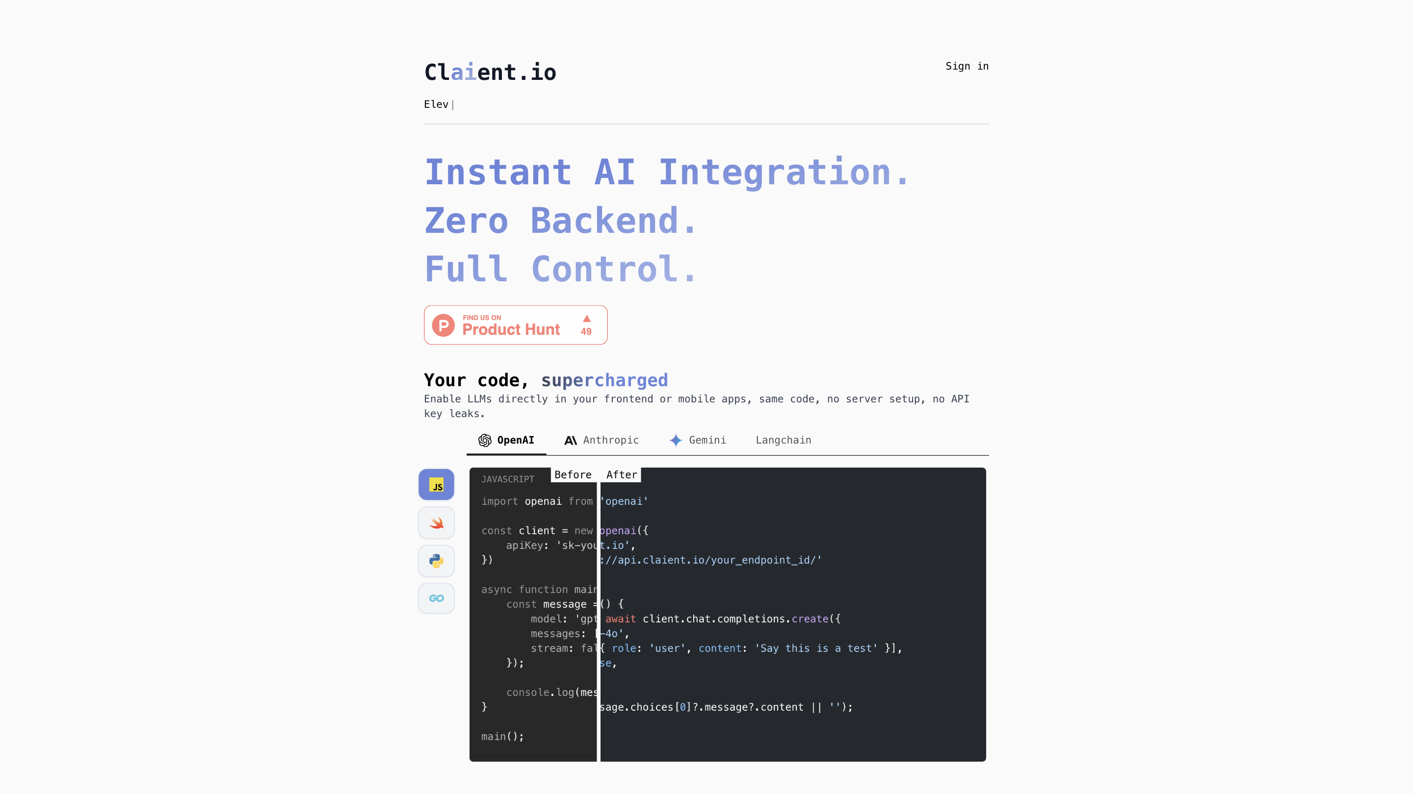 Claient.io
